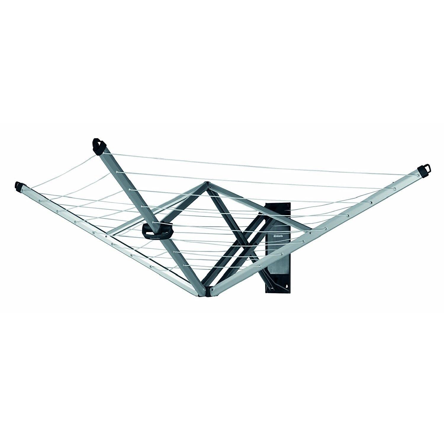brabantia-wallfix-wandw-schetrockner-metallic-grey-24-m image 1