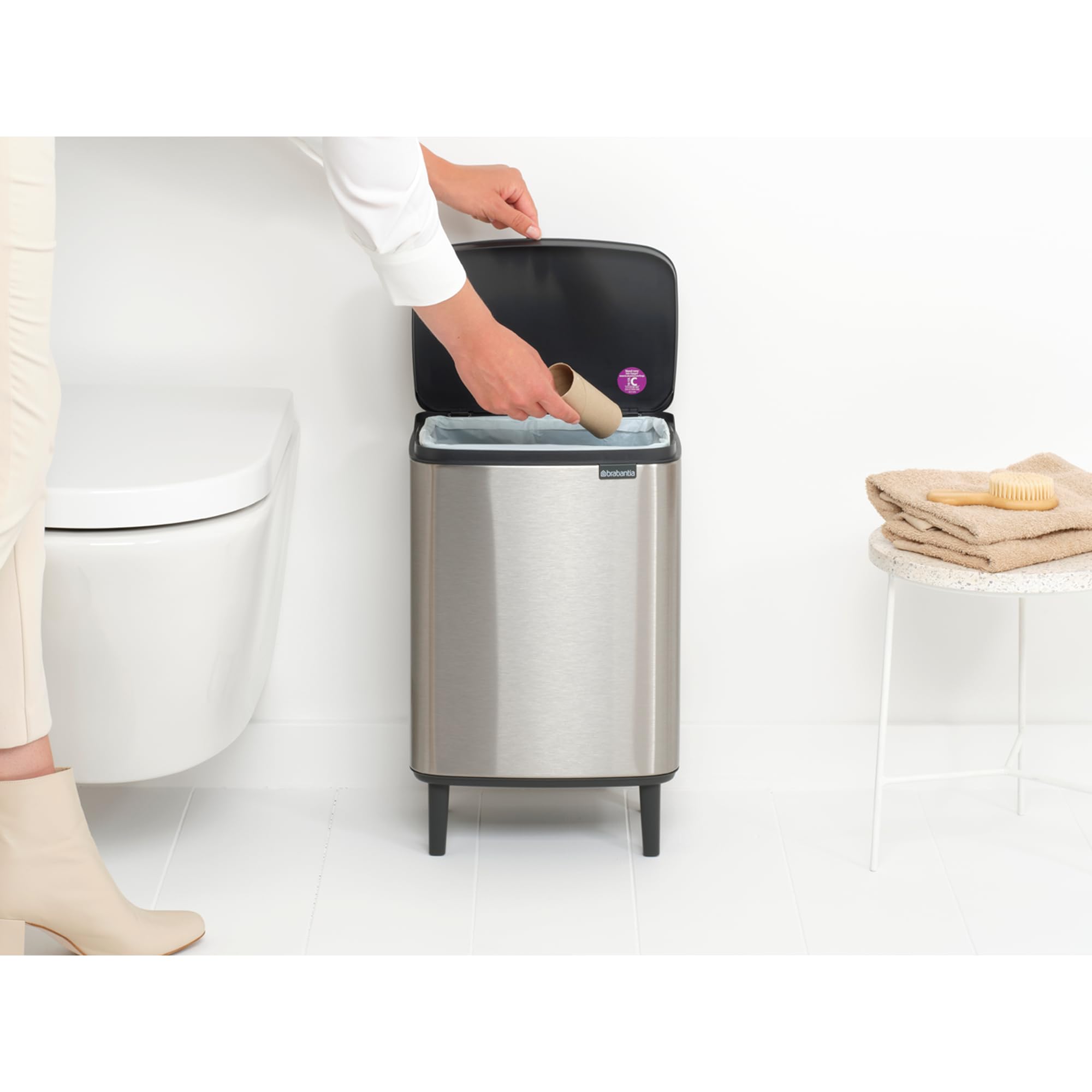 brabantia-bo-hi-12l-m-lleimer-mattschwarz-soft-close image 7