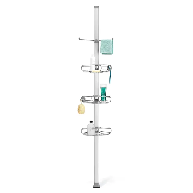 simplehuman-duschcaddy-teleskop-1-8-2-7-m-edelstahl-verstellbar image 1