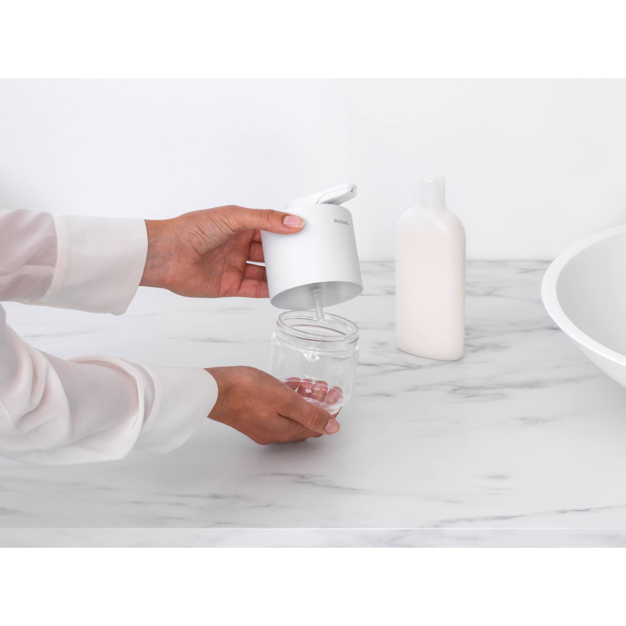 brabantia-mindset-seifenspender-200-ml-fresh-white-glas image 6
