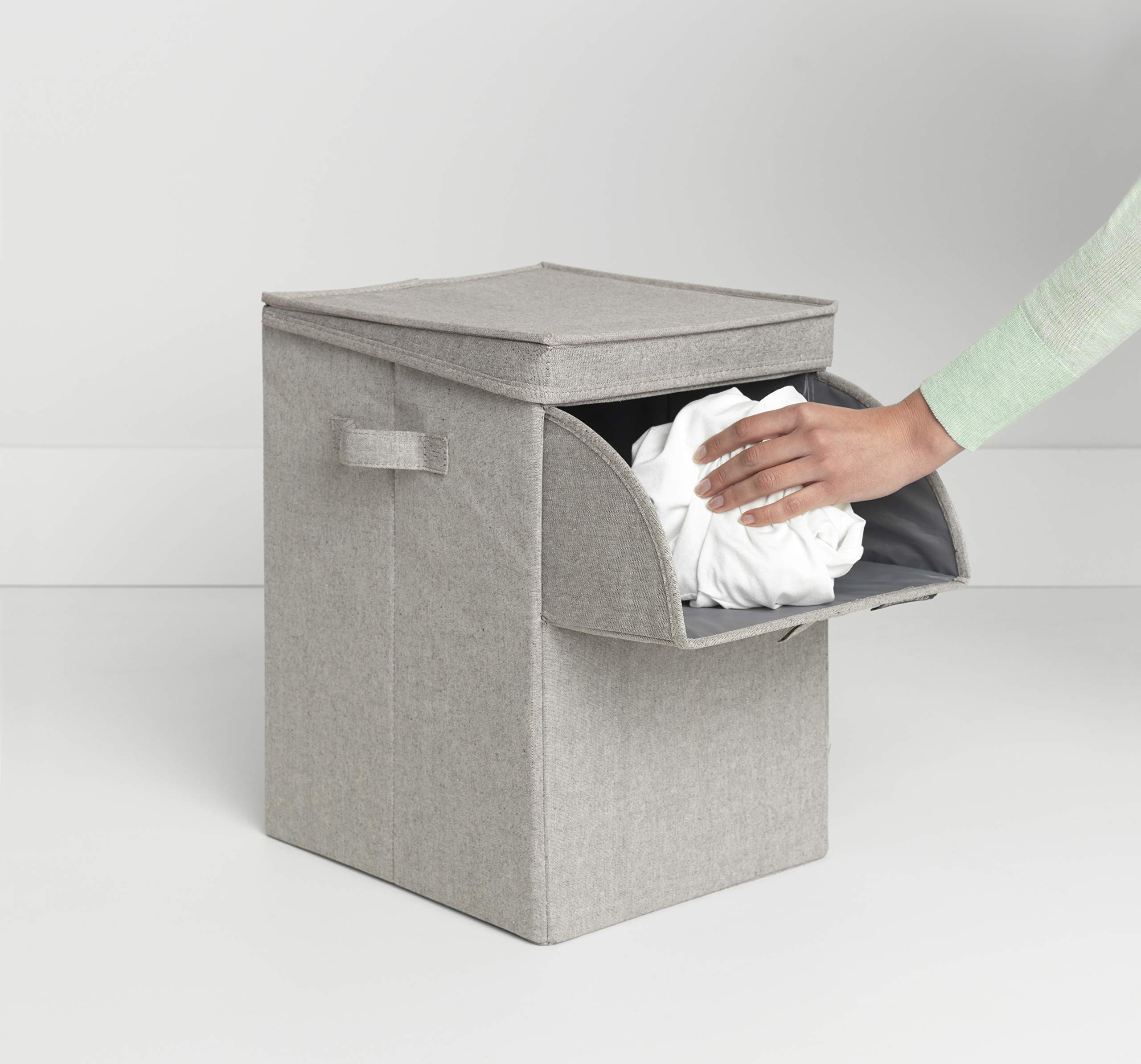 brabantia-w-schebox-35-l-grau-stapelbar-faltbar image 2