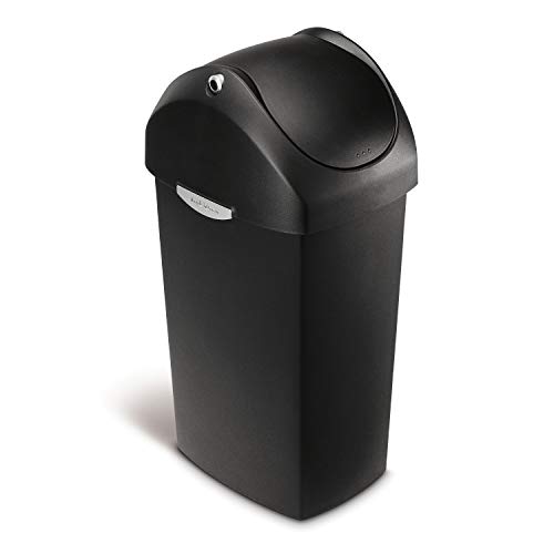 simplehuman-treteimer-40l-schwingdeckel-schwarz-m-llbeutel-m image 7