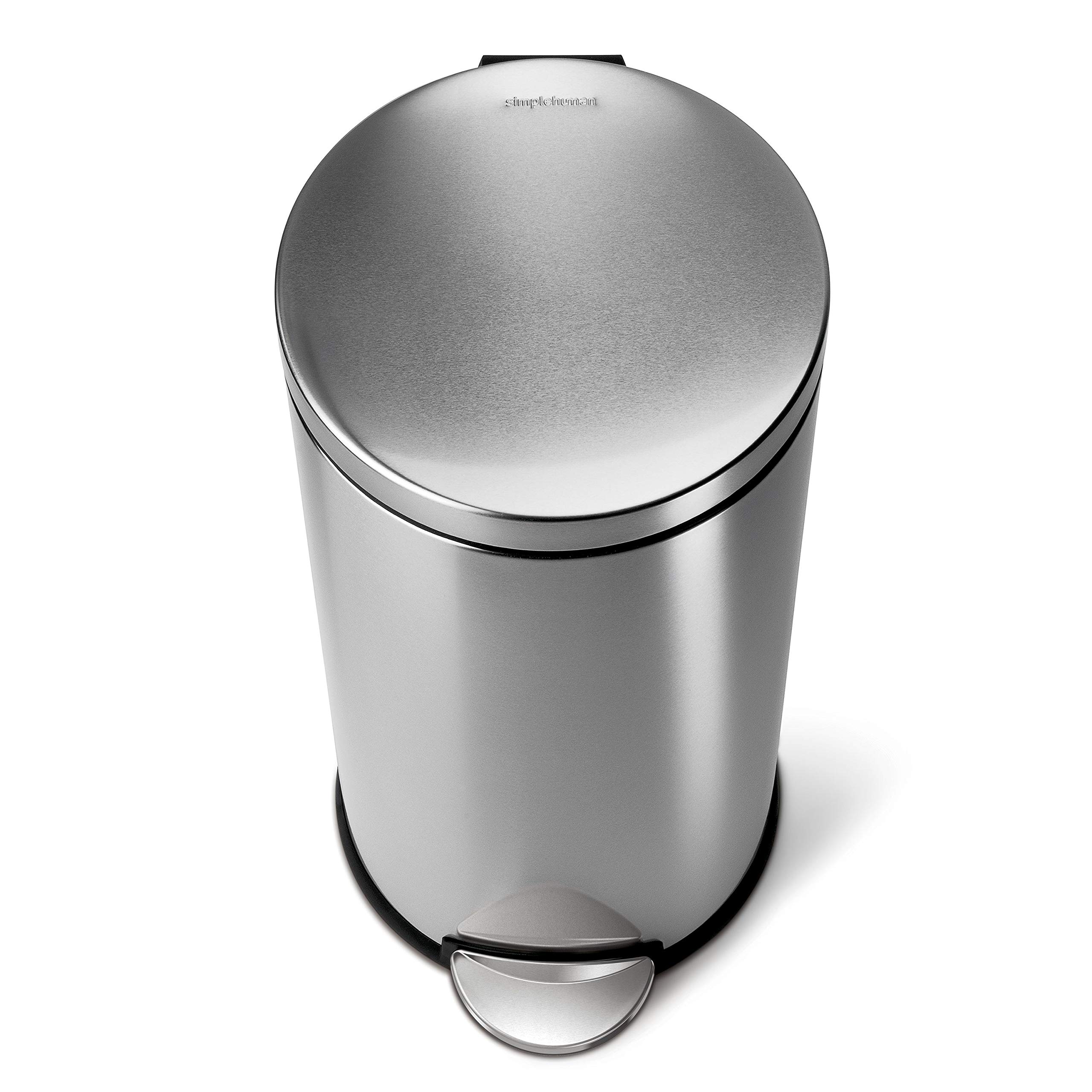 simplehuman-cw1810-treteimer-30l-edelstahl-rund-leise image 3