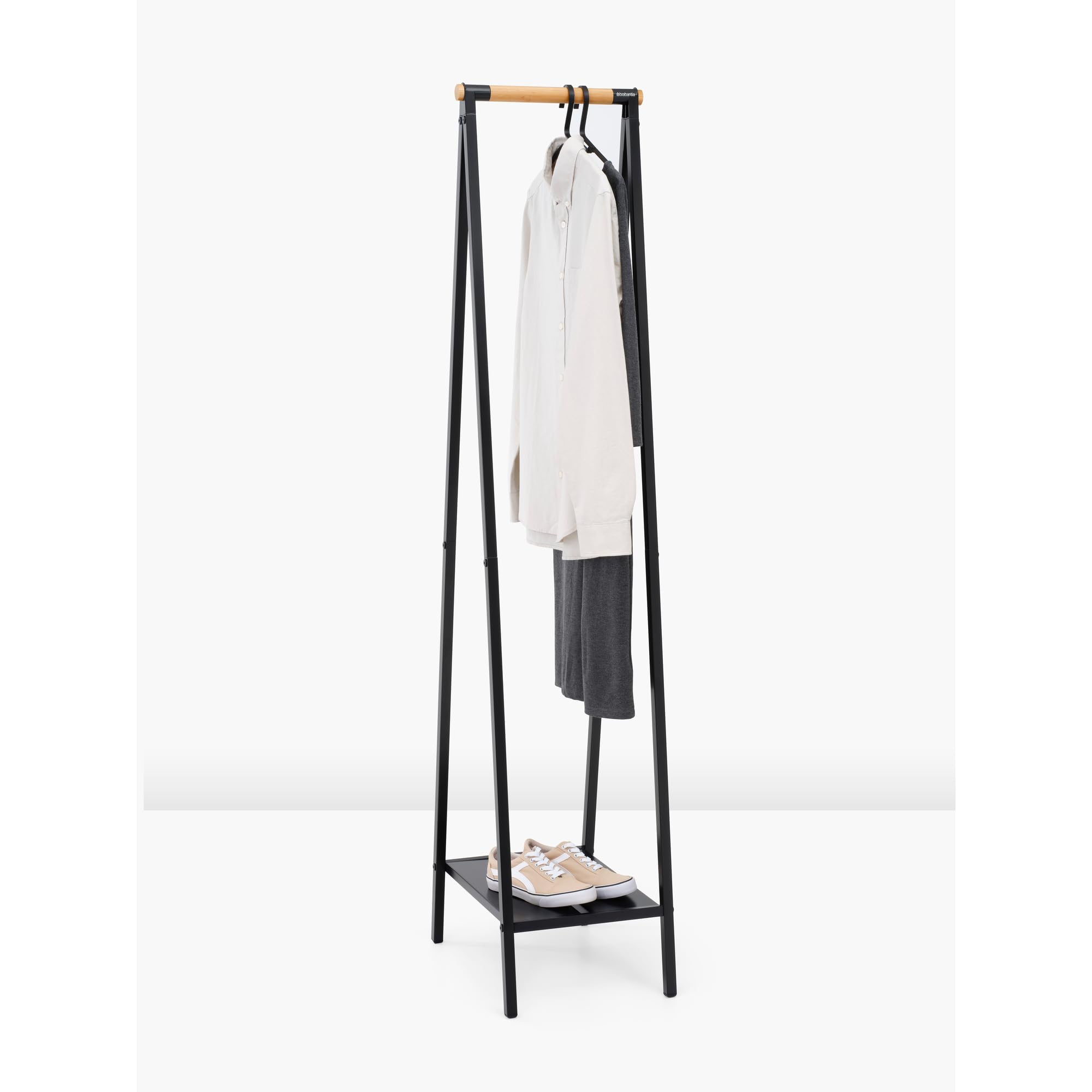 brabantia-linn-kleiderst-nder-compact-schwarz-bambus-stange image 5