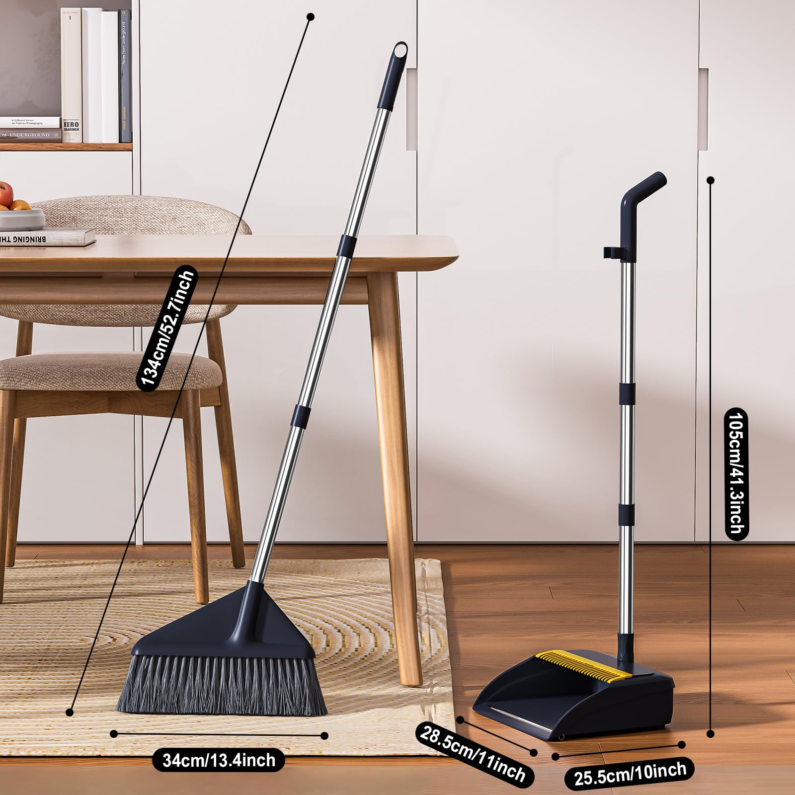 mopup-besen-und-kehrschaufel-set-125-cm-grau-edelstahl image 2