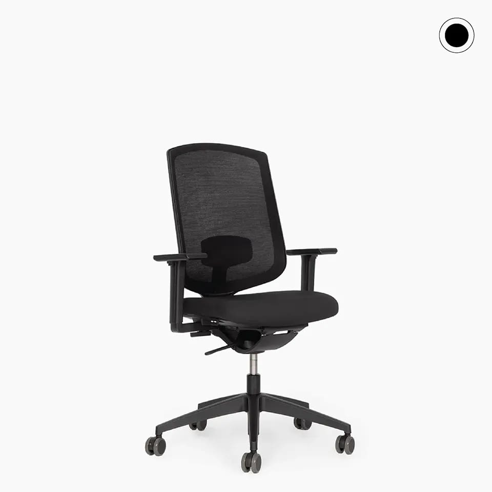 lento-laboro-b-rostuhl-netzr-cken-schwarz-ergonomisch image 1