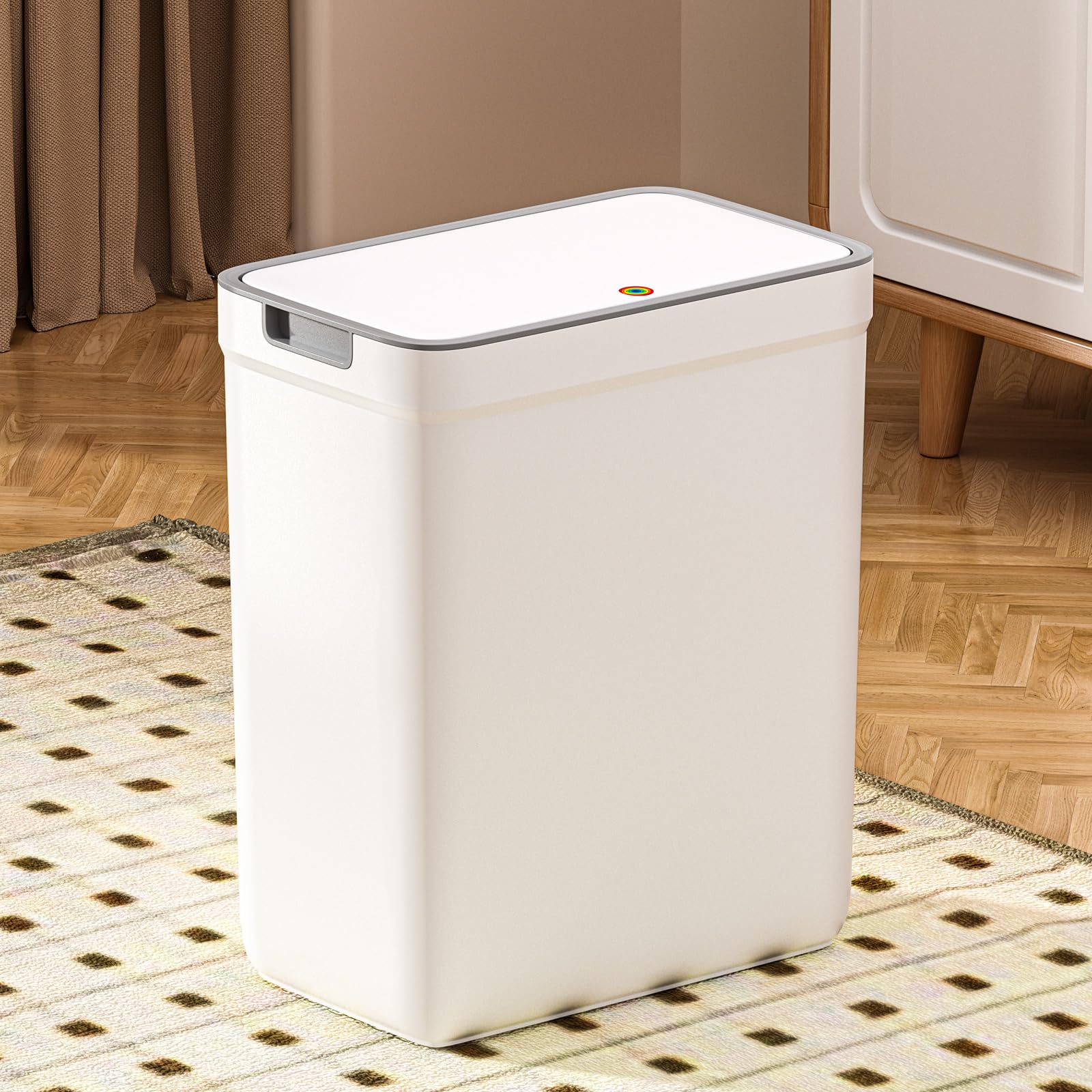mopup-trash-cans-m-lleimer-12-7-l-wei-druckdeckel-schmal image 2