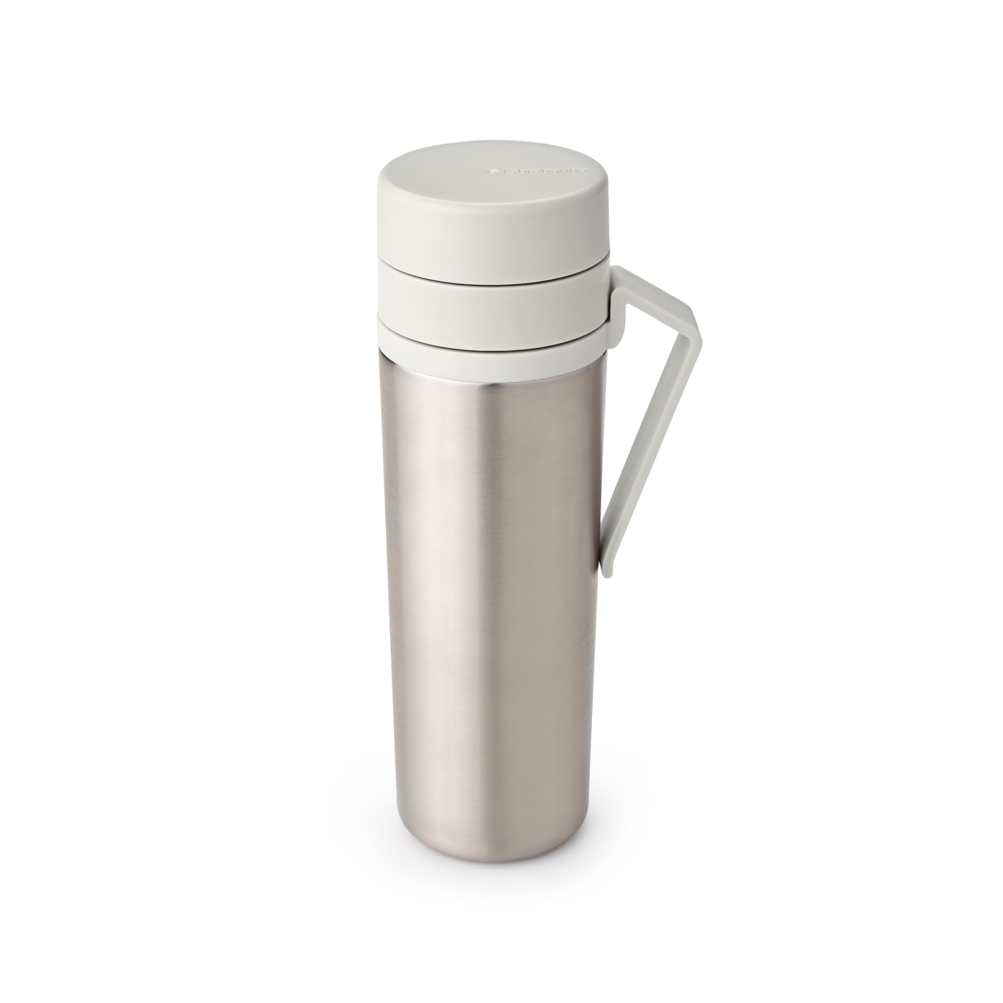 brabantia-make-take-thermoflasche-0-5-l-hellgrau-mit-clip image 2