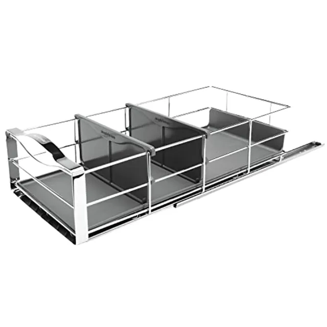 simplehuman-schrankorganisator-22-8cm-ausziehbar-grau image 1