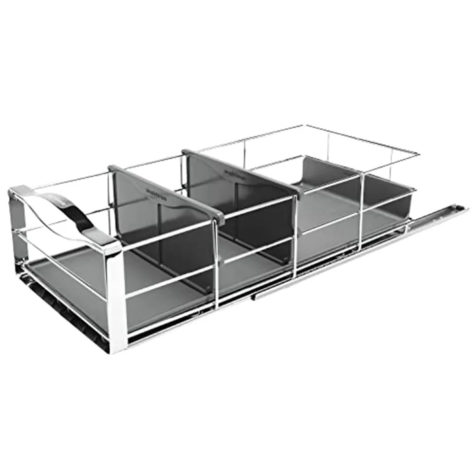 simplehuman-schrankorganisator-22-8cm-ausziehbar-grau image 1