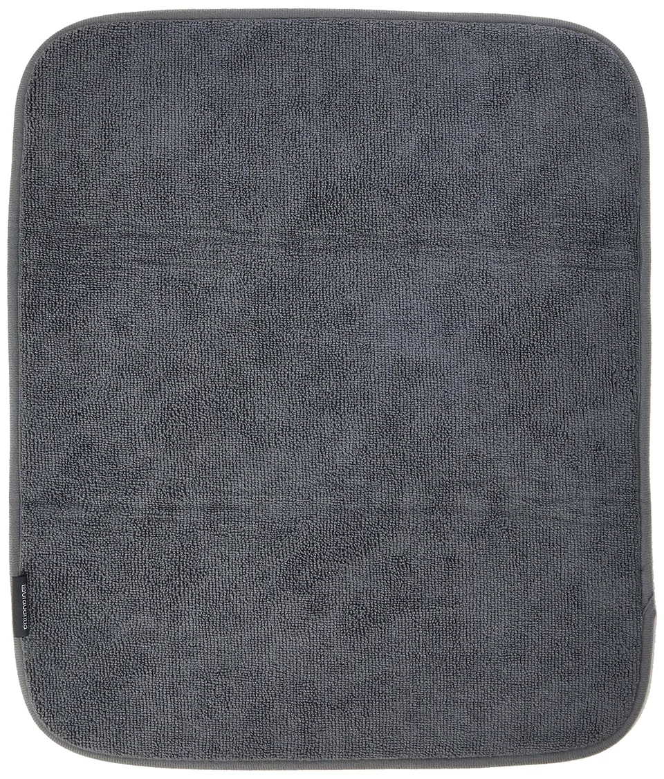 brabantia-trockenmatte-mikrofaser-dunkelgrau-faltbar-43cm image 1