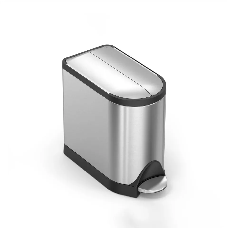 simplehuman-cw1899-treteimer-10-l-schmetterling-edelstahl image 1