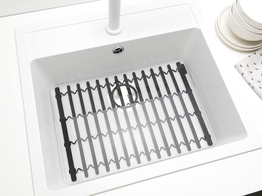 brabantia-sinkside-sp-lbeckenmatte-silikon-dunkelgrau image 3