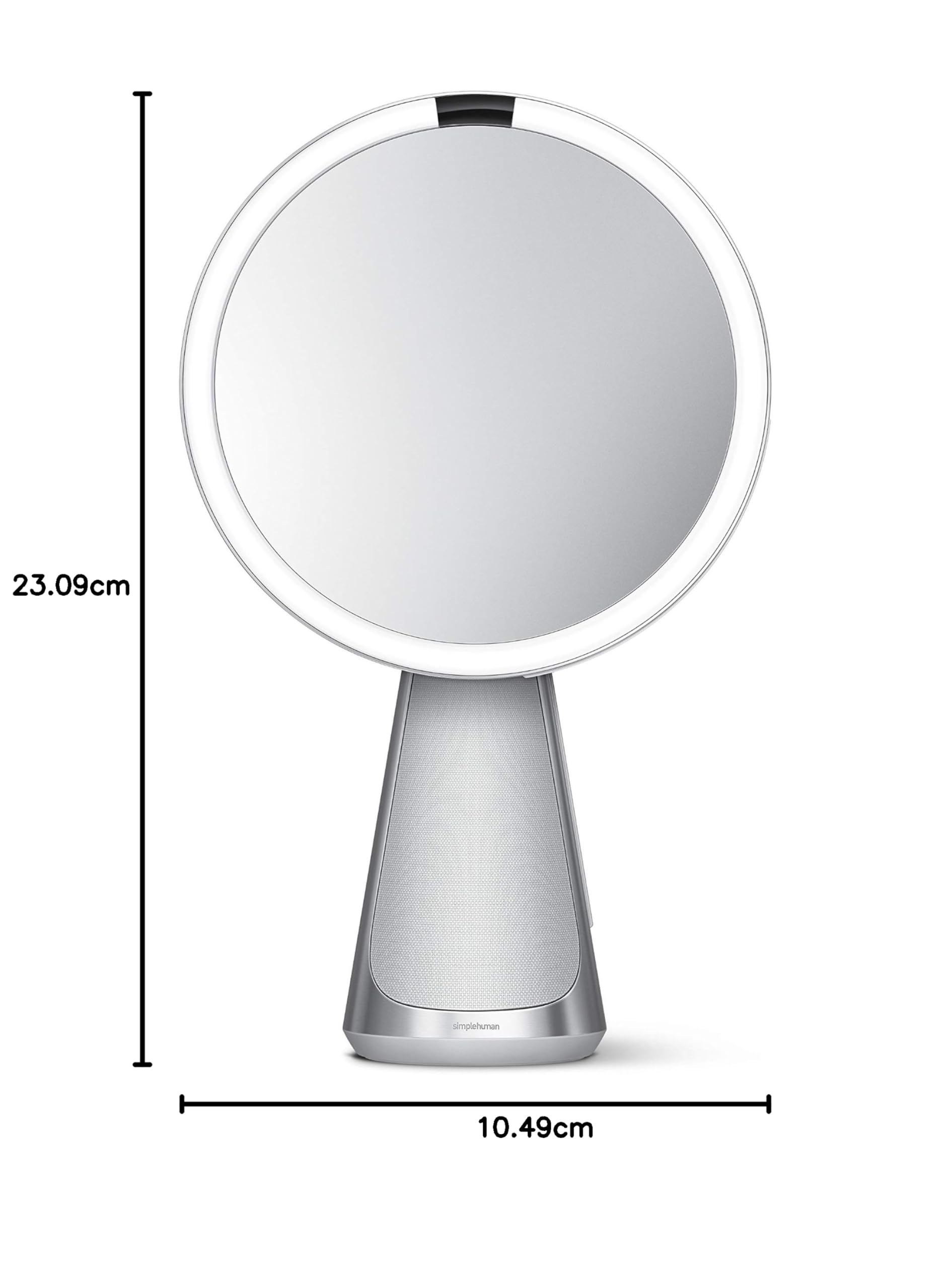 simplehuman-sensorspiegel-hi-fi-edelstahl-tru-lux image 5