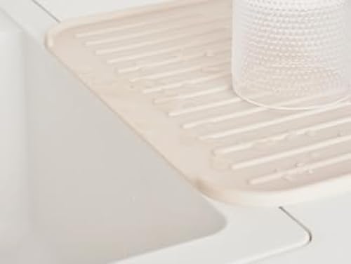 brabantia-sinkside-abtropfmatte-silikon-soft-beige image 8