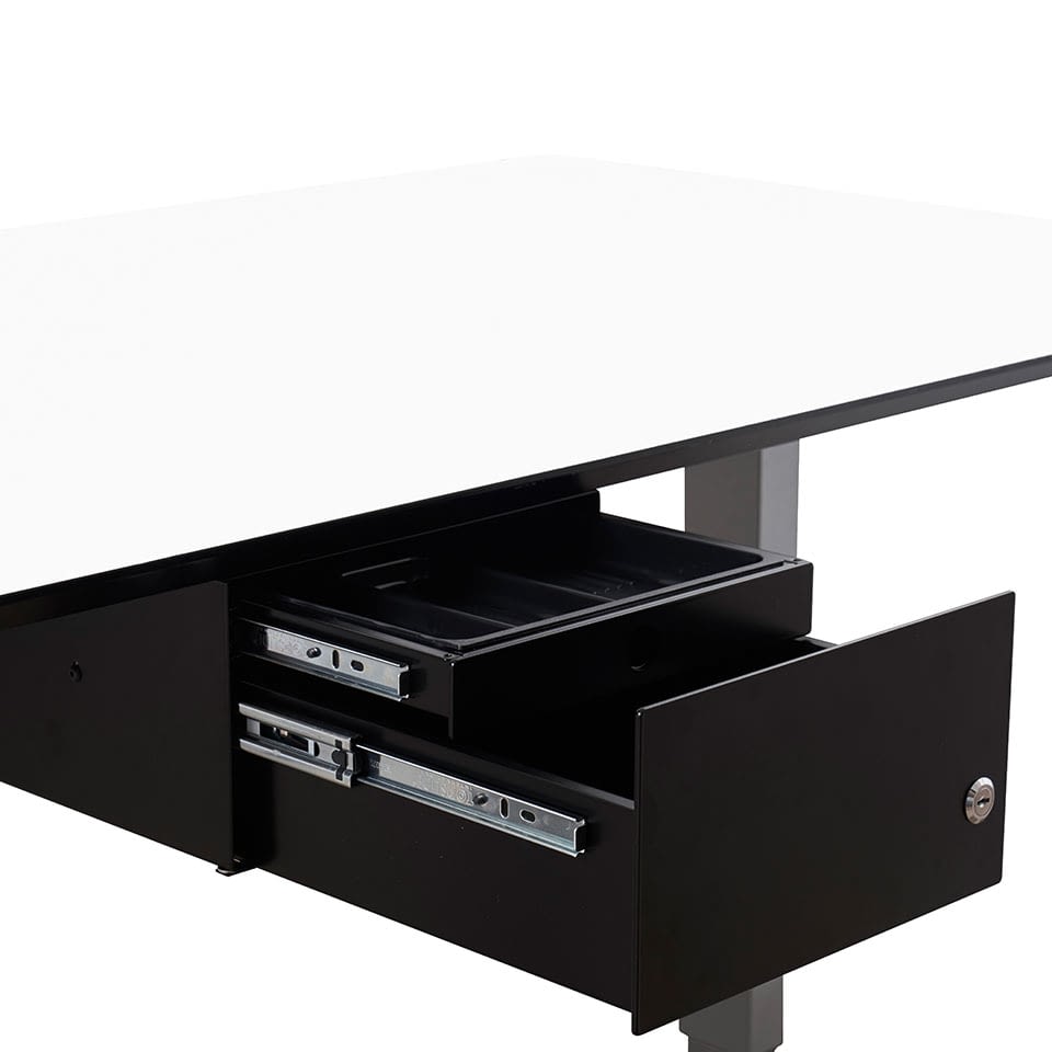 lento-duo2-schublade-abschlie-bar-schwarz-f-r-schreibtisch image 2