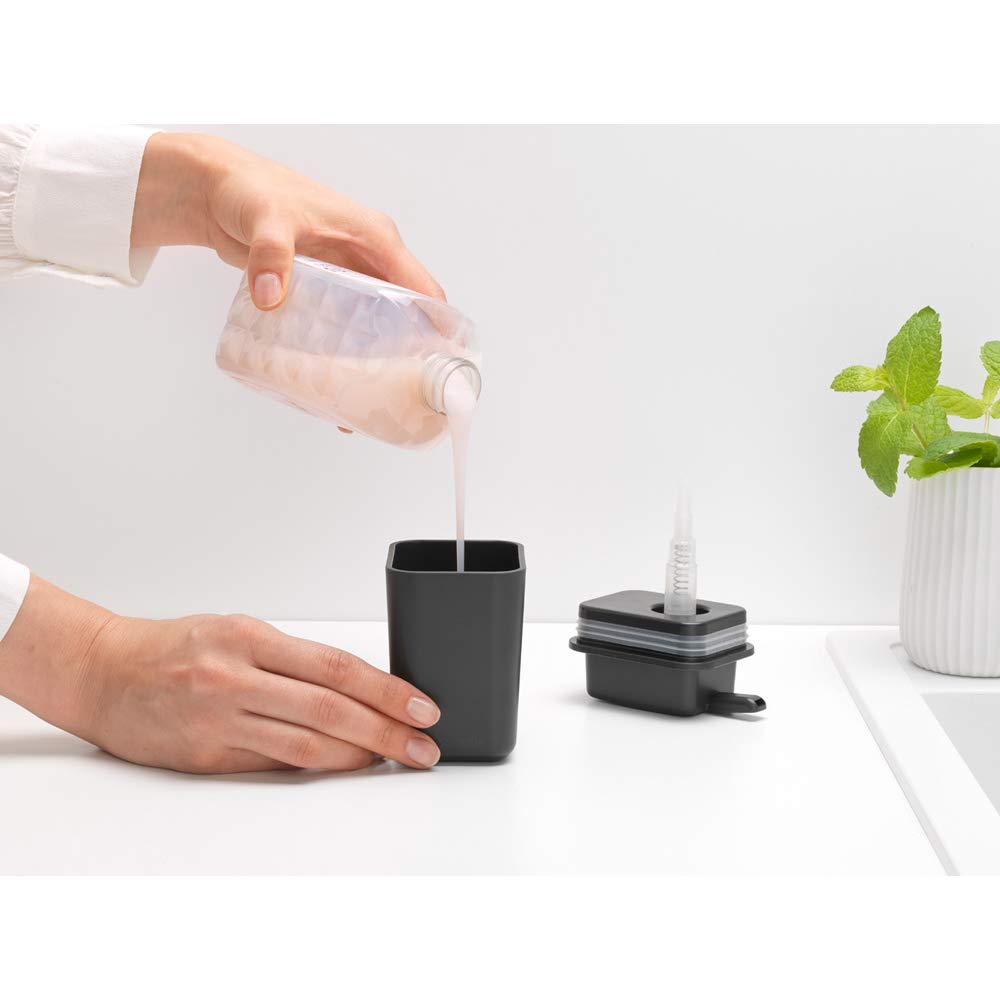 brabantia-seifenspender-250-ml-dunkelgrau-pumpspender image 6
