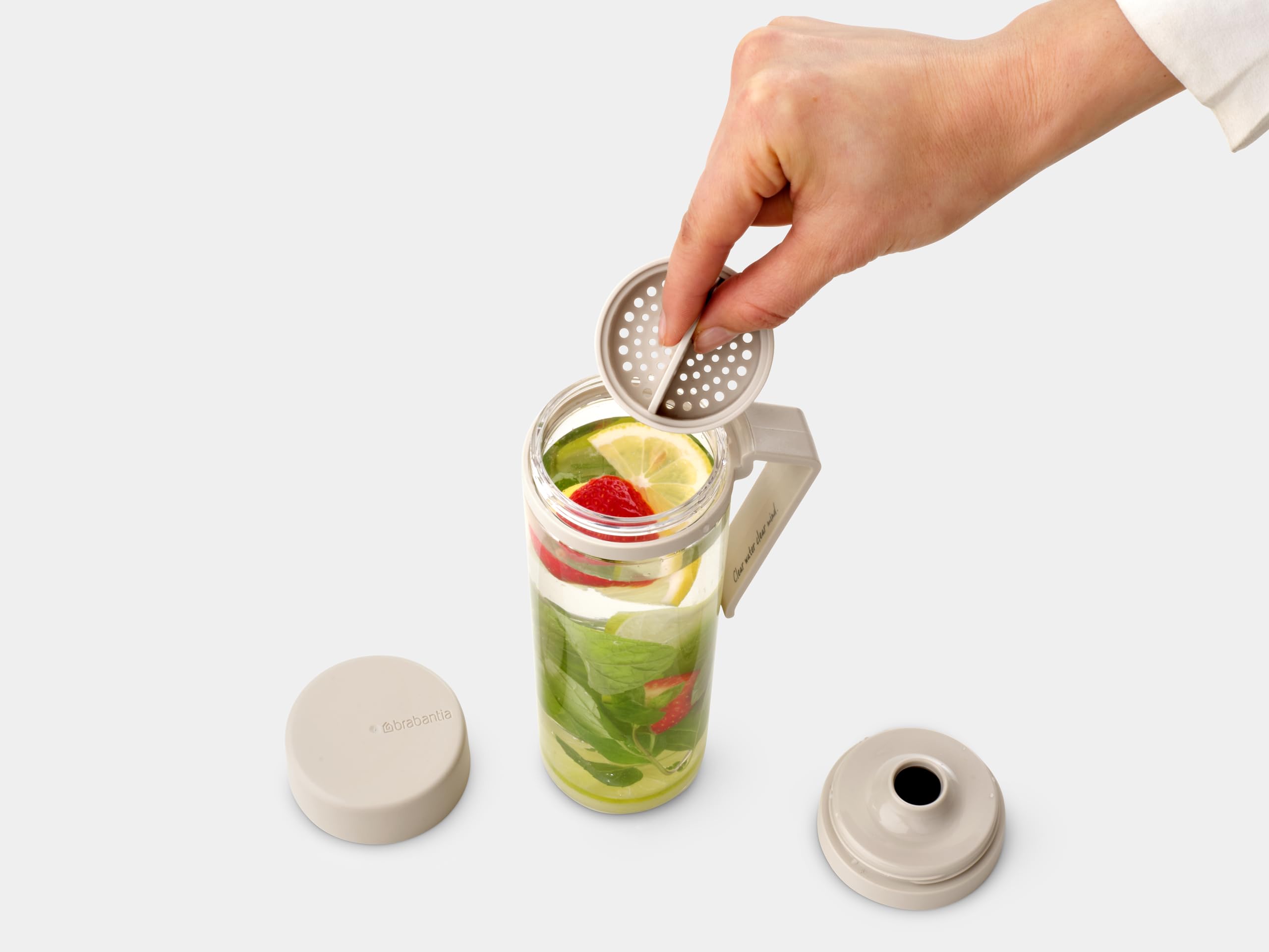 brabantia-make-take-trinkflasche-0-5-l-beige-mit-fruchtsieb image 5