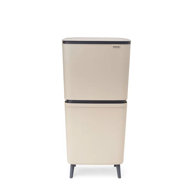 brabantia-sortup-m-lleimer-soft-beige-20-25l-45l-trenner image 1