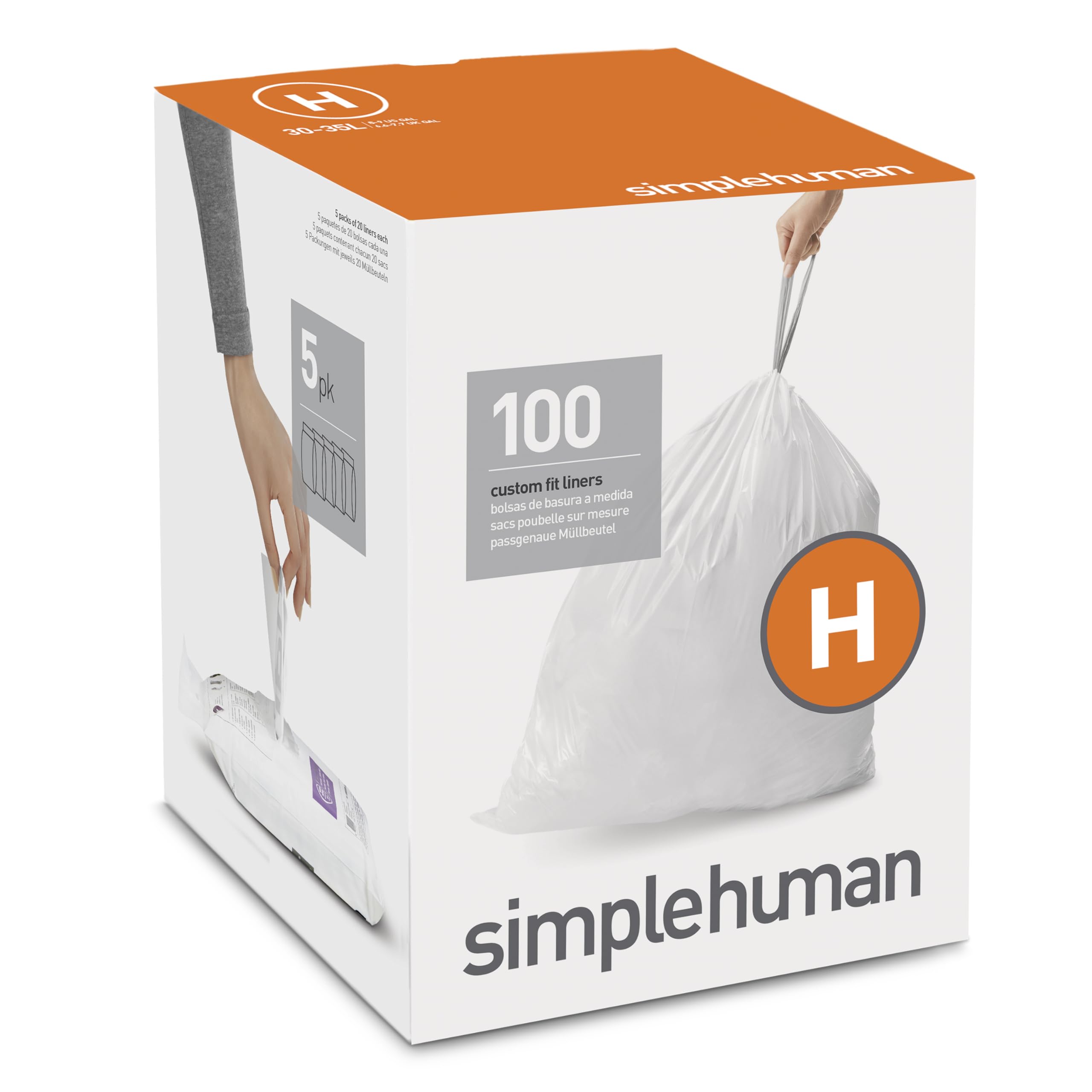 simplehuman-code-h-m-llbeutel-30-35-l-100-st-ck-zugband image 1