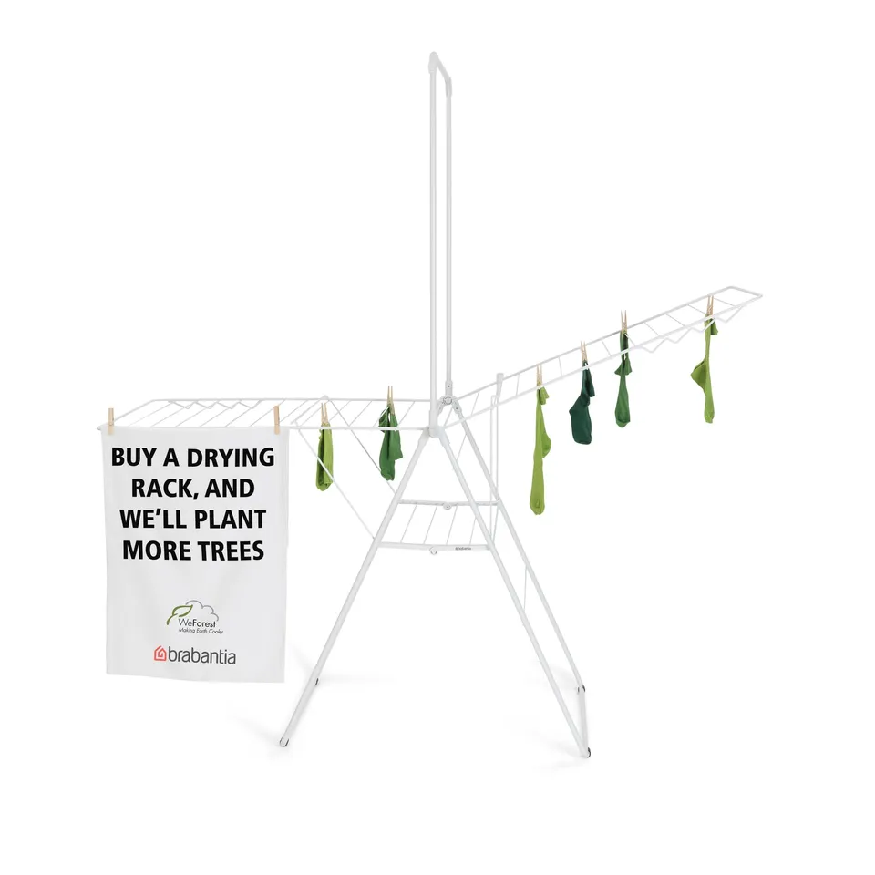 brabantia-hangon-w-schest-nder-25-m-wei-edelstahl-klappbar image 1