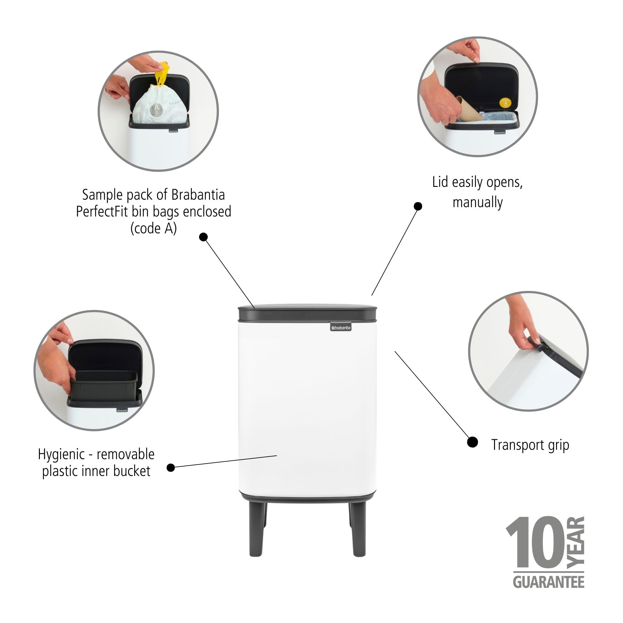 brabantia-bo-hi-m-lleimer-4l-mattschwarz-soft-close-2 image 4
