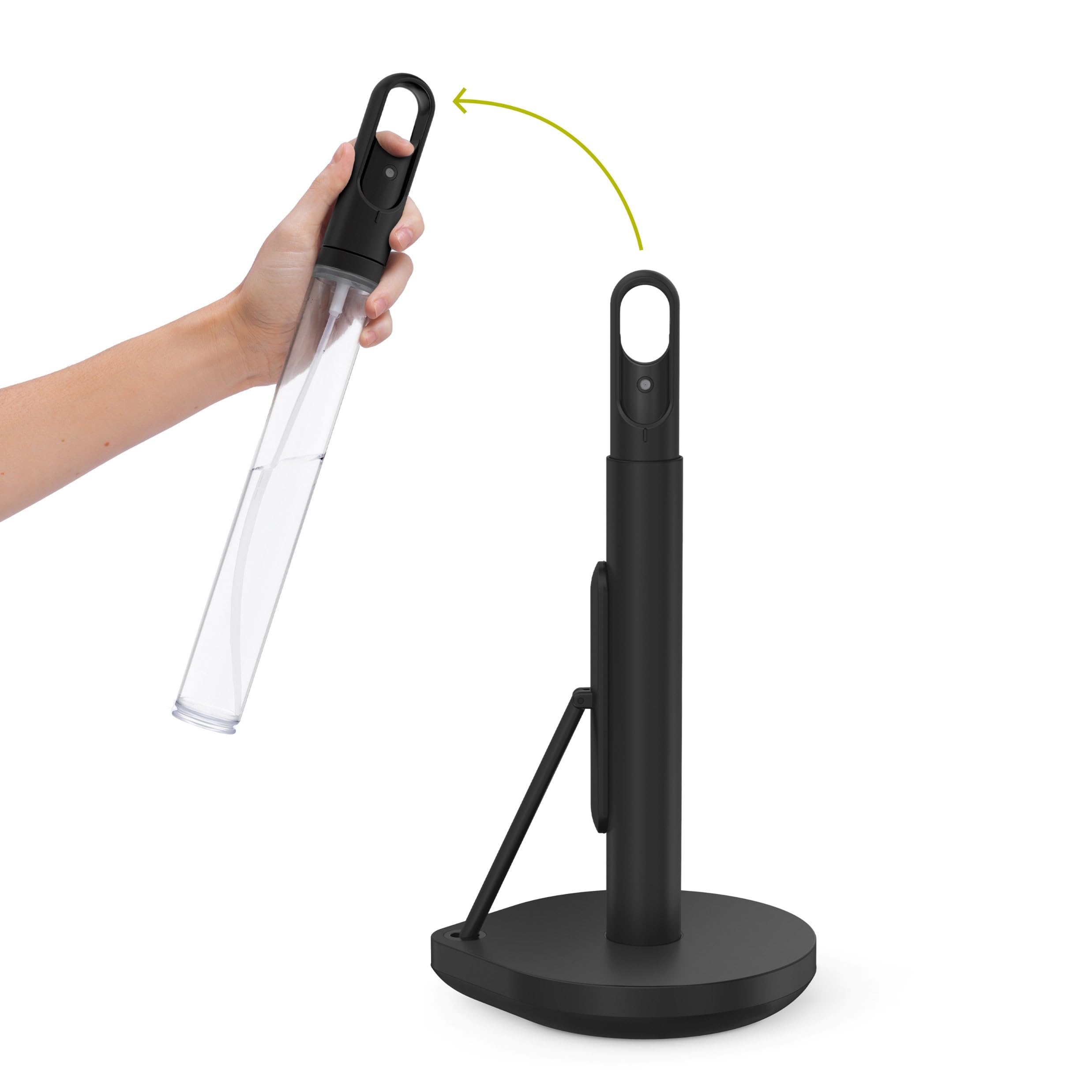 simplehuman-k-chenrollenhalter-papierhandtuchhalter-schwarz-spr-hpumpe image 1