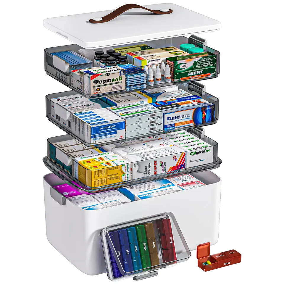 mopup-medicine-storage-boxes-medikamentenbox-37x25x32-cm-4-lagig image 1