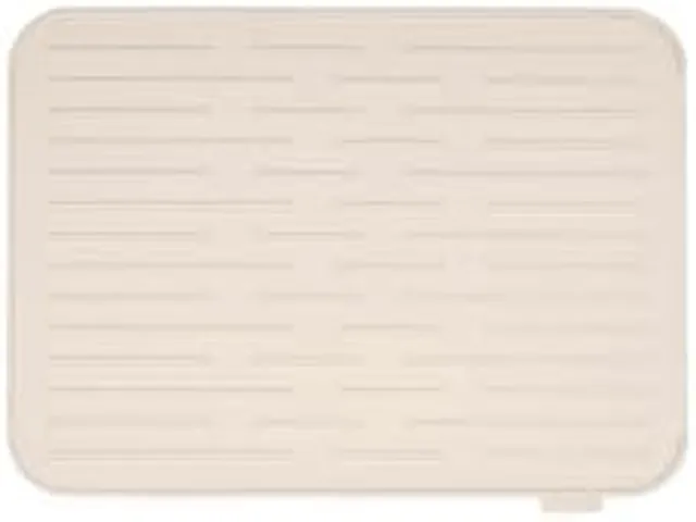 brabantia-sinkside-abtropfmatte-silikon-soft-beige image 1