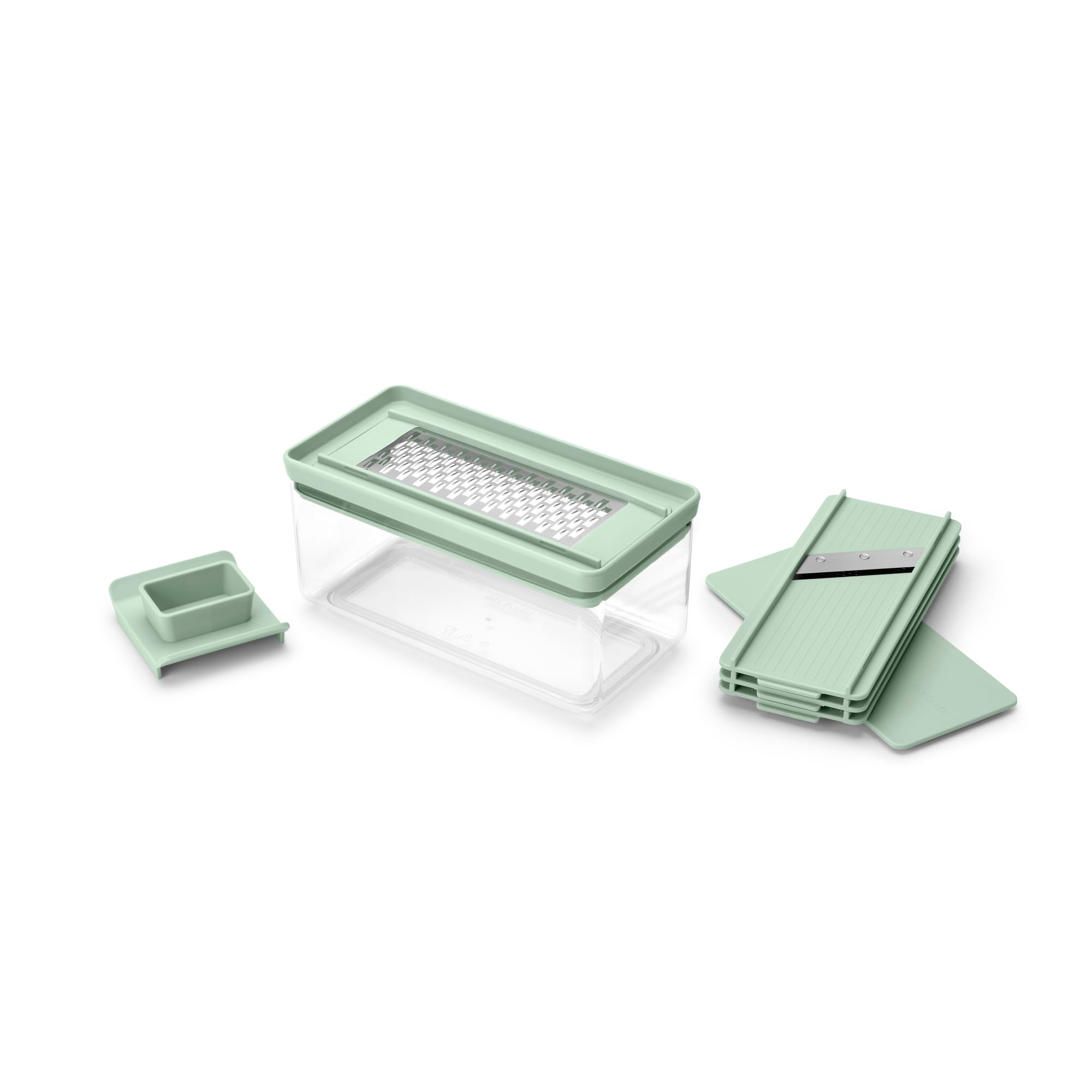 brabantia-tasty-hobel-und-reibe-set-jade-green-4-klingen image 2
