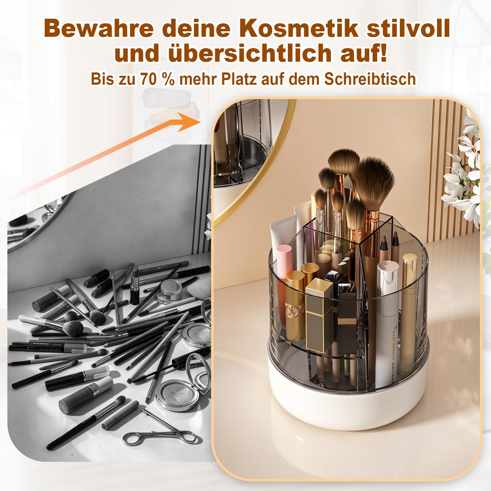 mopup-cosmetic-organiser-pinselhalter-transparent-wei-360-drehbar image 6