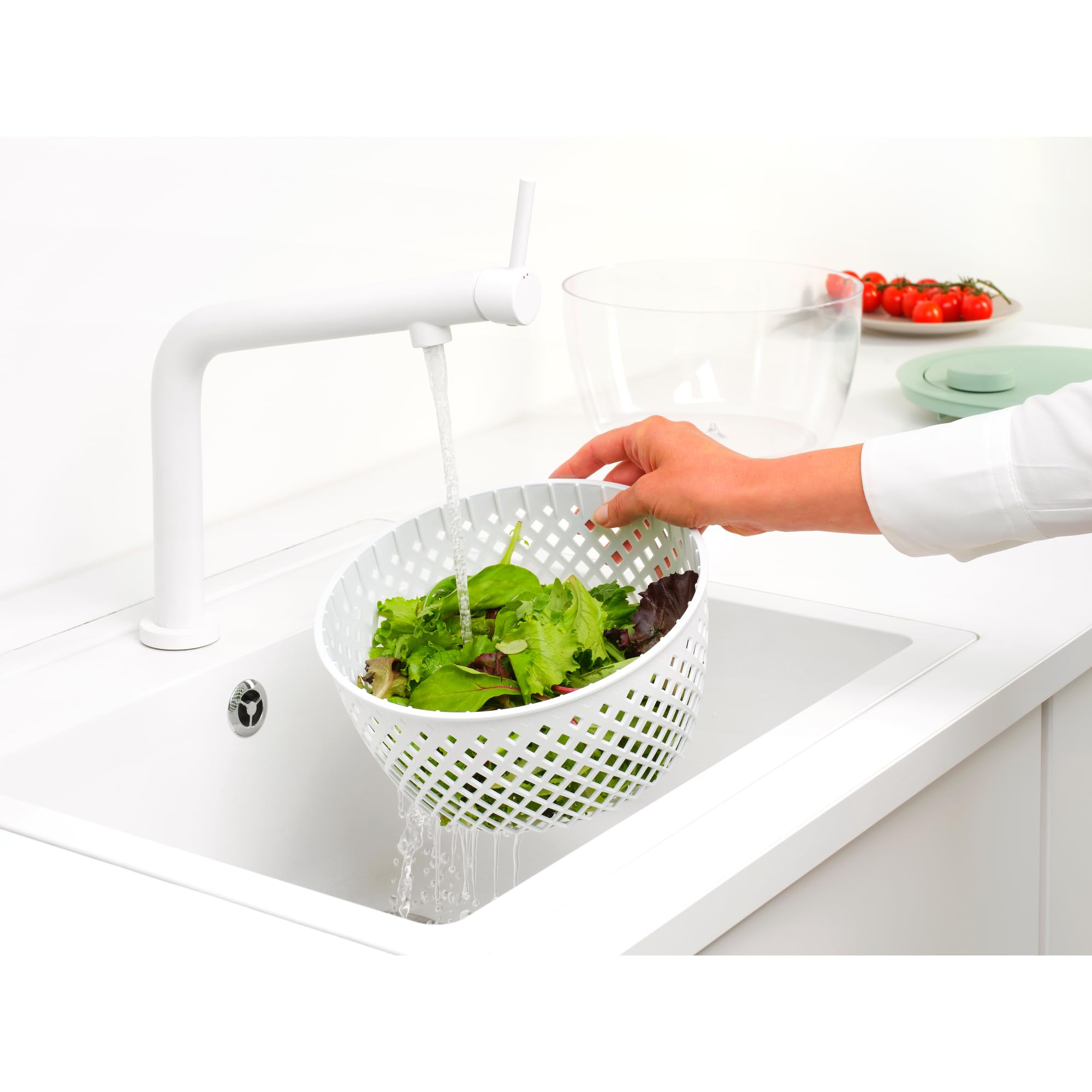 brabantia-tasty-salatschleuder-jade-green-mit-sieb image 5