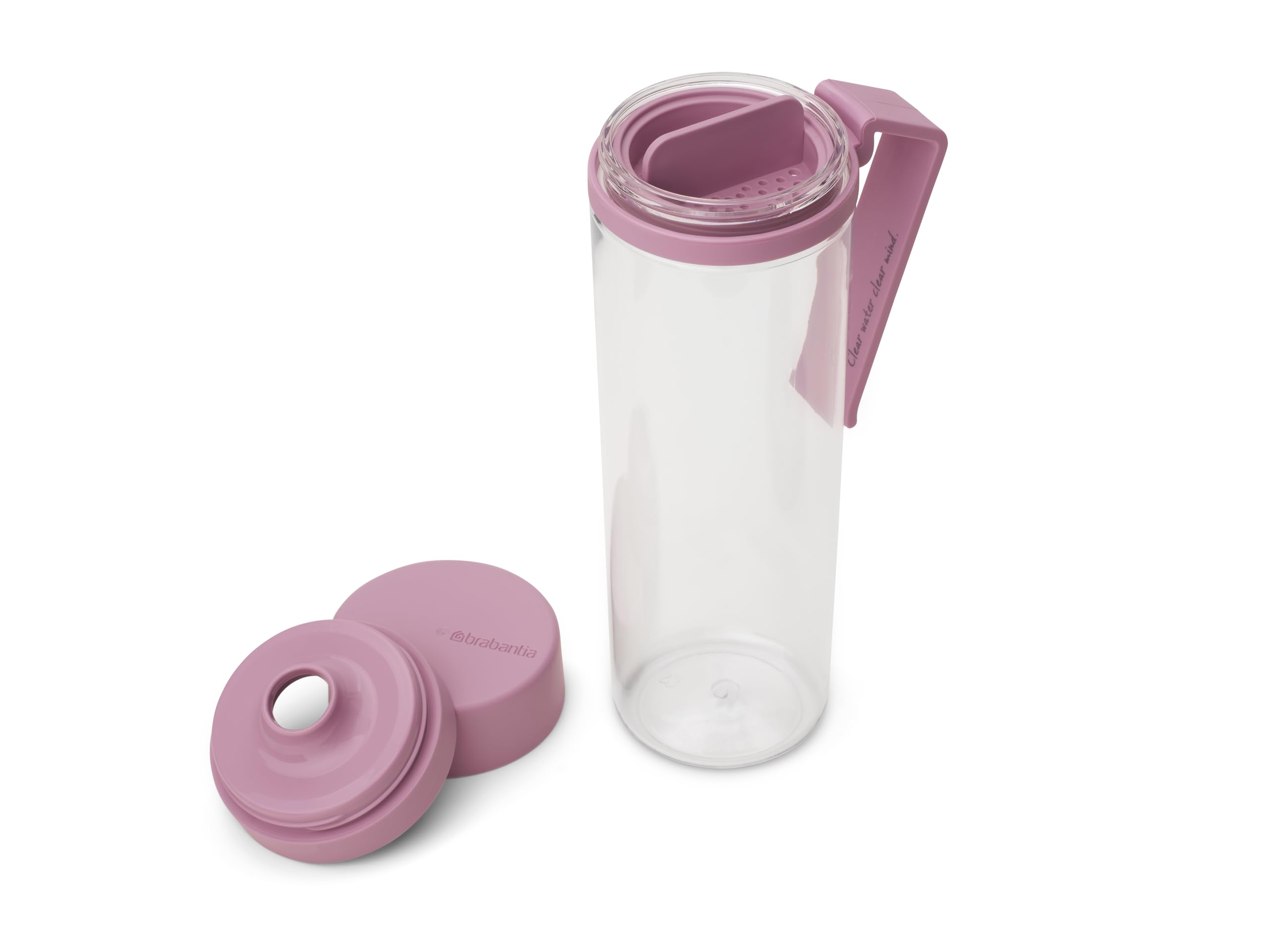 brabantia-make-take-trinkflasche-0-5-l-rosa-mit-fruchtsieb image 2