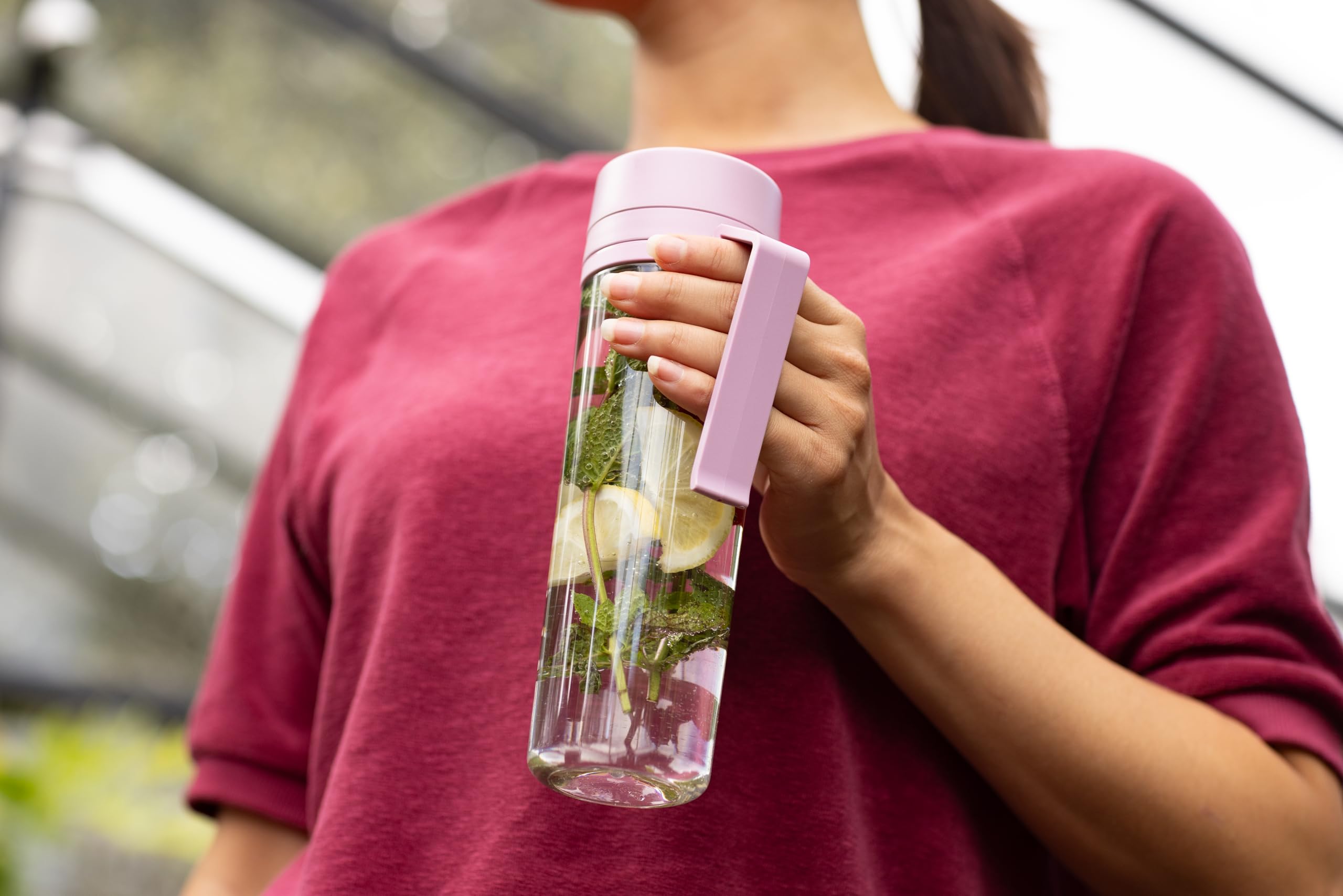 brabantia-make-take-trinkflasche-0-5-l-rosa-mit-fruchtsieb image 6