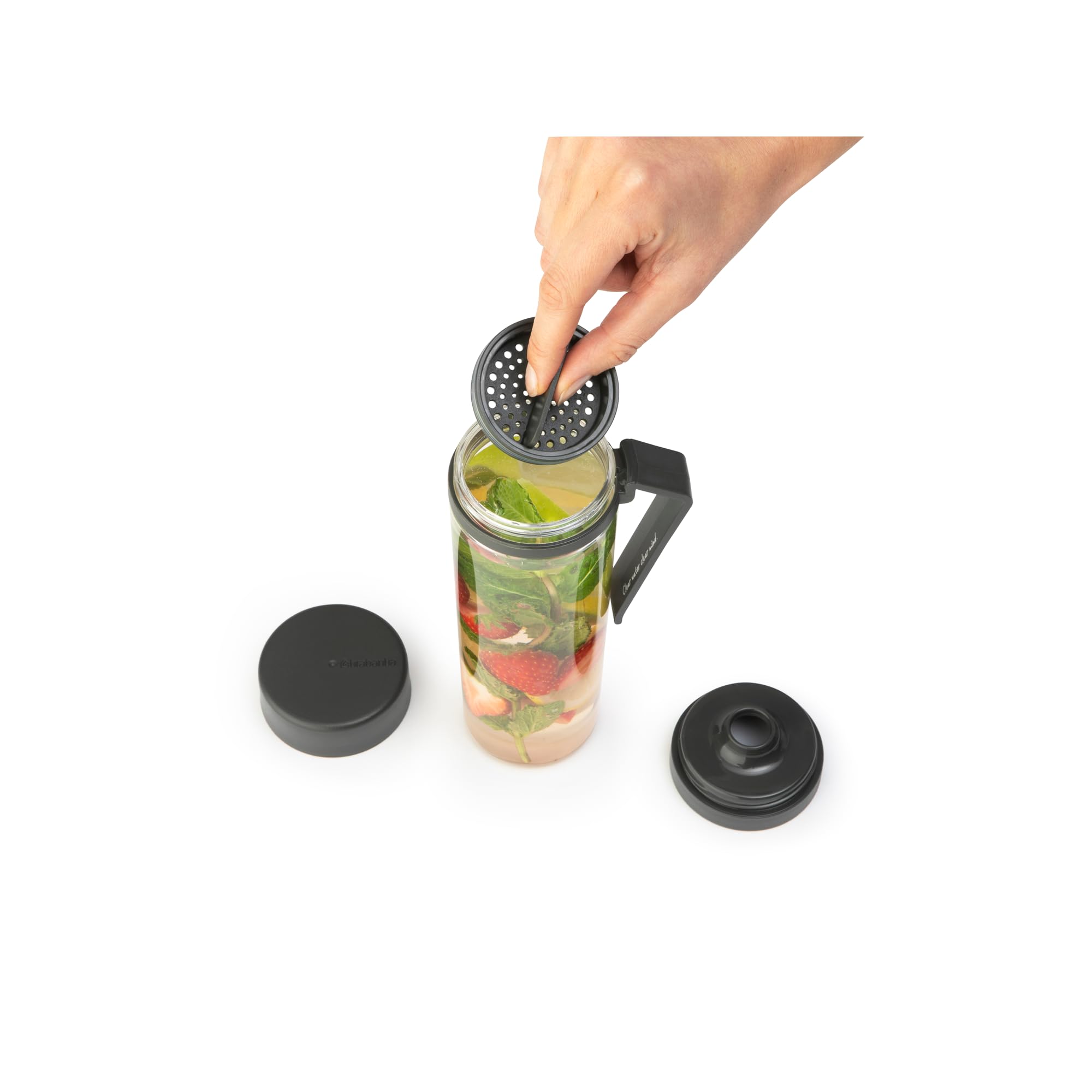 brabantia-make-take-trinkflasche-0-5-l-dark-grey-mit-sieb image 5