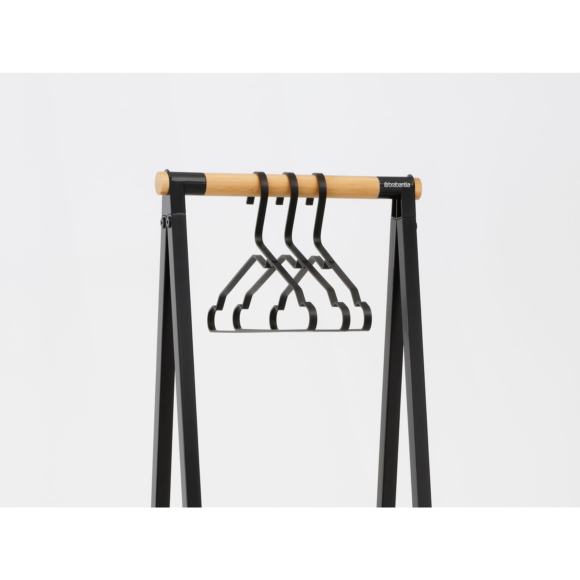 brabantia-linn-kleiderst-nder-compact-schwarz-bambus-stange image 4