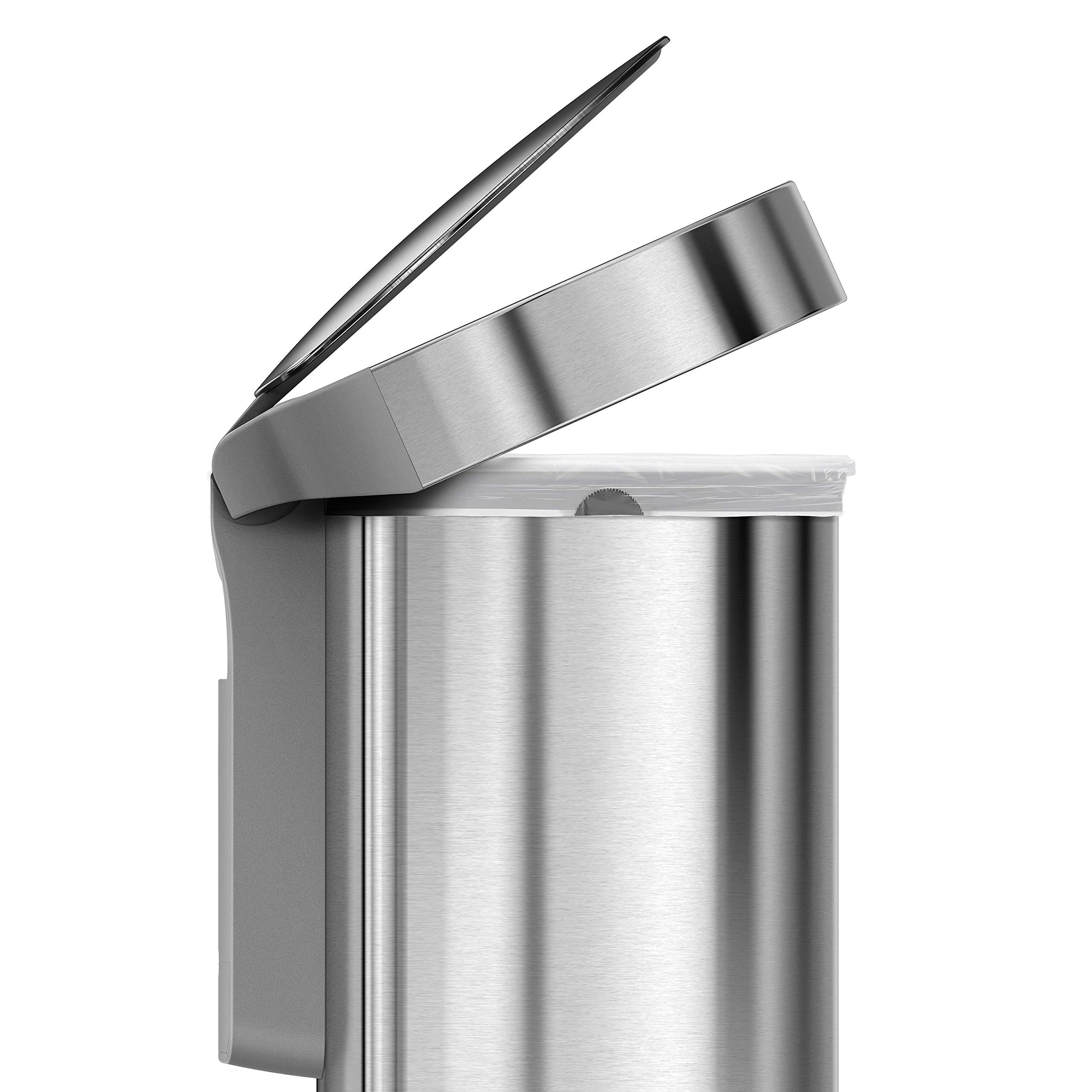 simplehuman-st2009-sensorabfalleimer-45-l-grau-edelstahl image 6