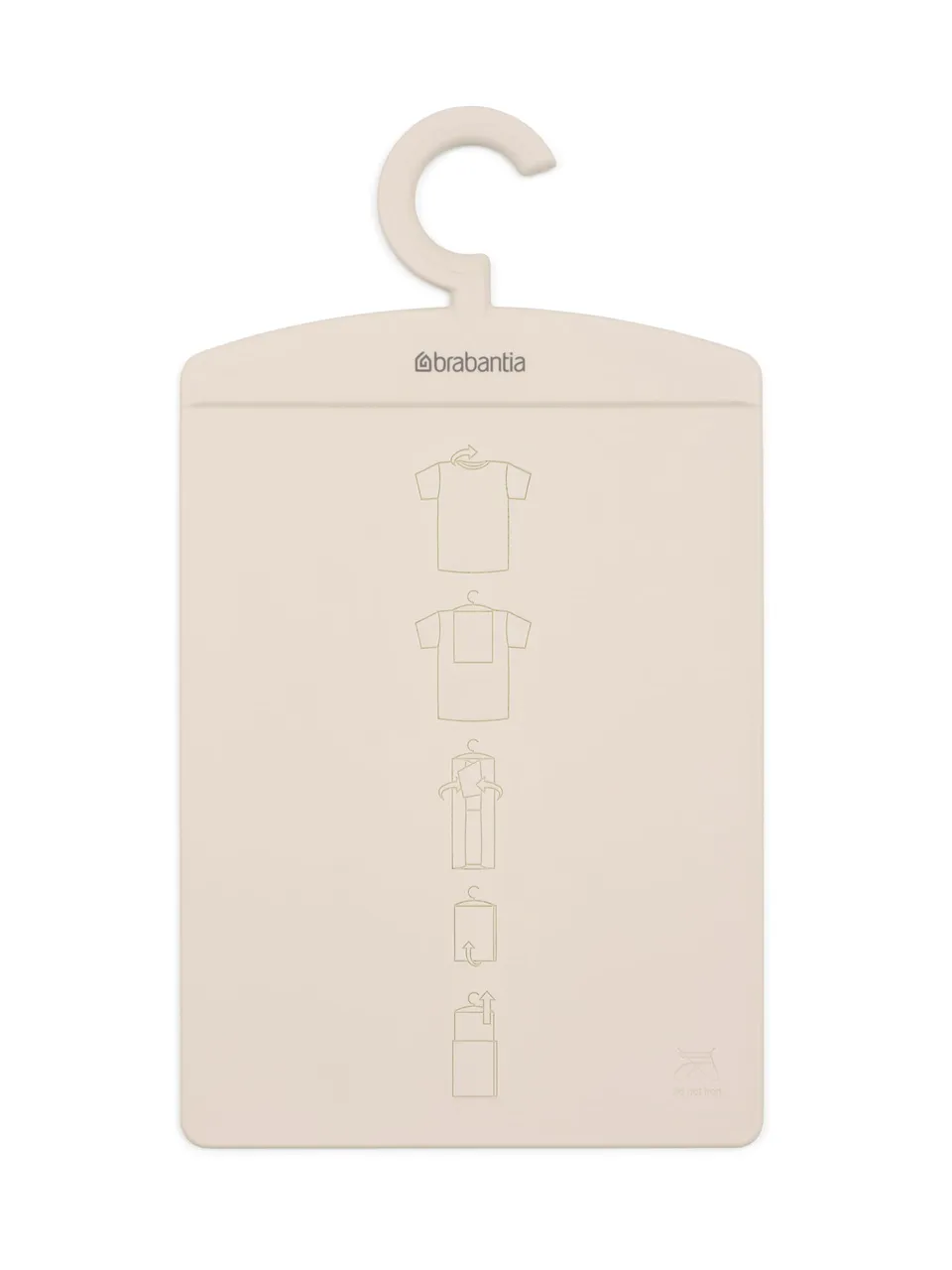 brabantia-w-sche-faltbrett-laundry-soft-beige-mit-haken image 1