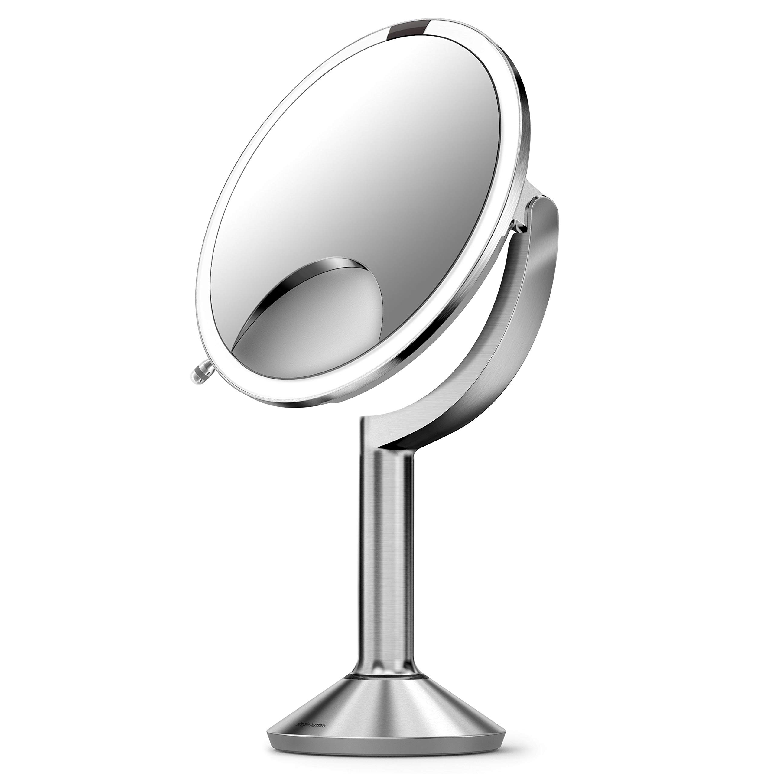 simplehuman-sensorspiegel-trio-20-cm-edelstahl-1x-5x-10x image 3