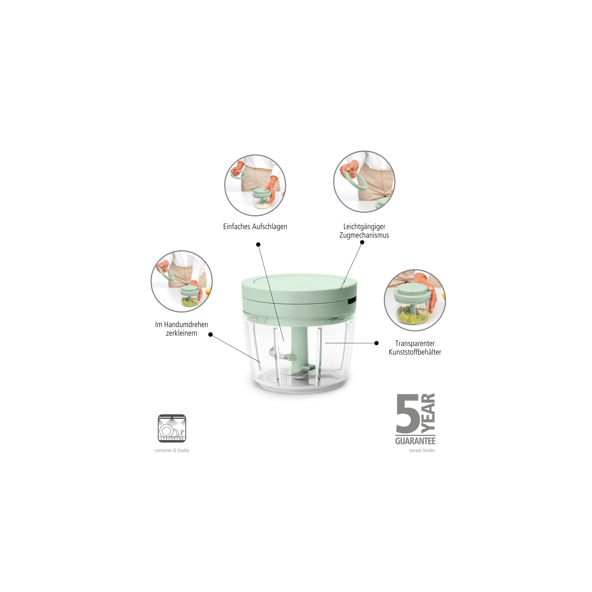 brabantia-tasty-zerkleinerer-manuell-jade-green-edelstahl image 4