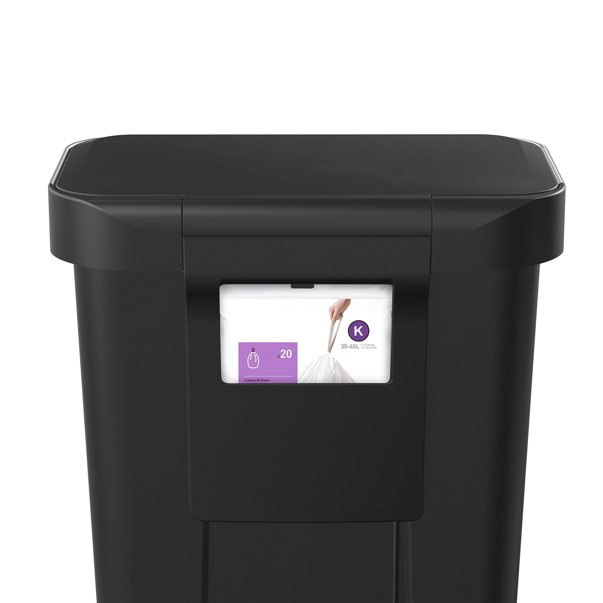 simplehuman-treteimer-cw1385cb-45-liter-schwarz-pedaleimer image 4