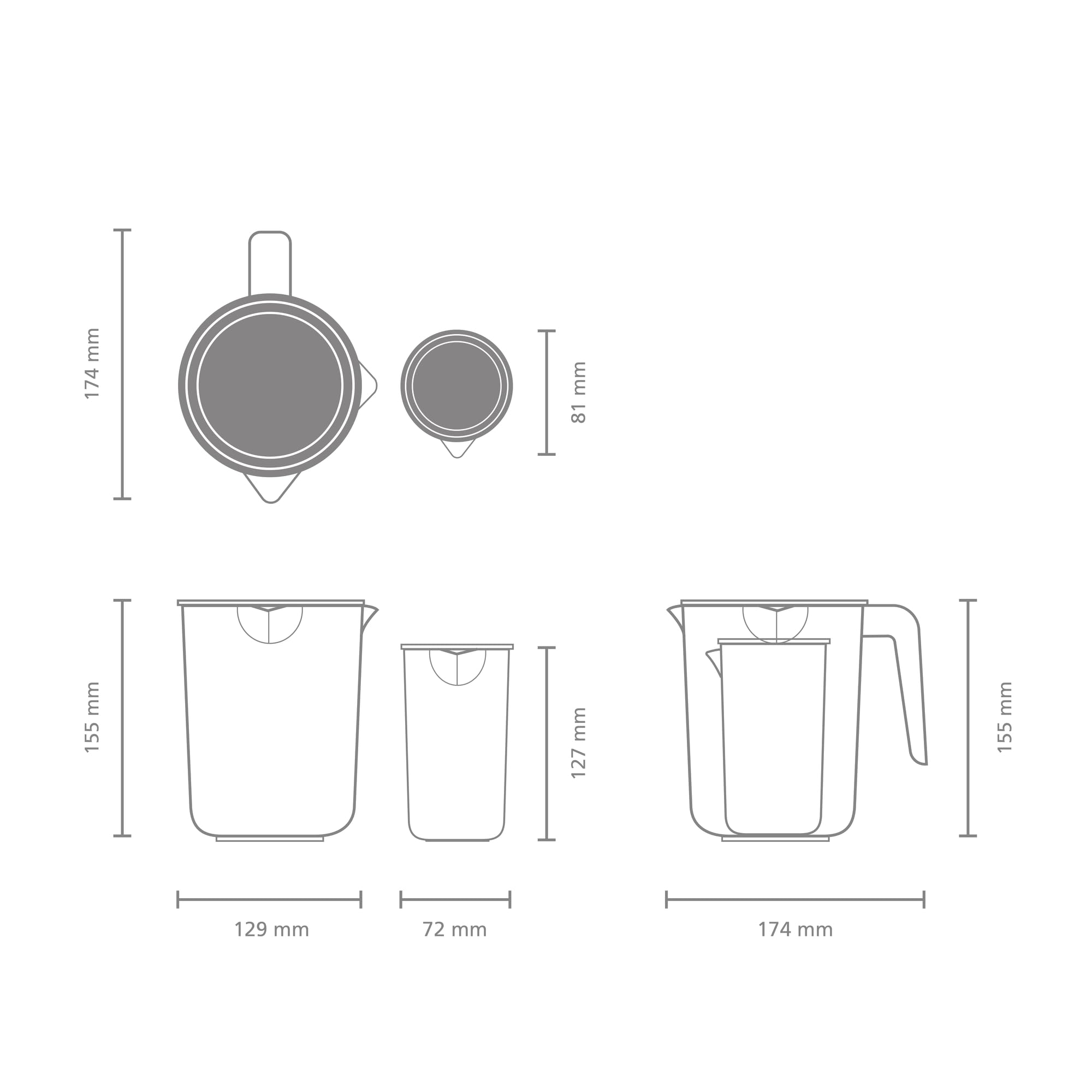 brabantia-tasty-messbecher-set-2tlg-dark-grey-250ml-1000ml image 5