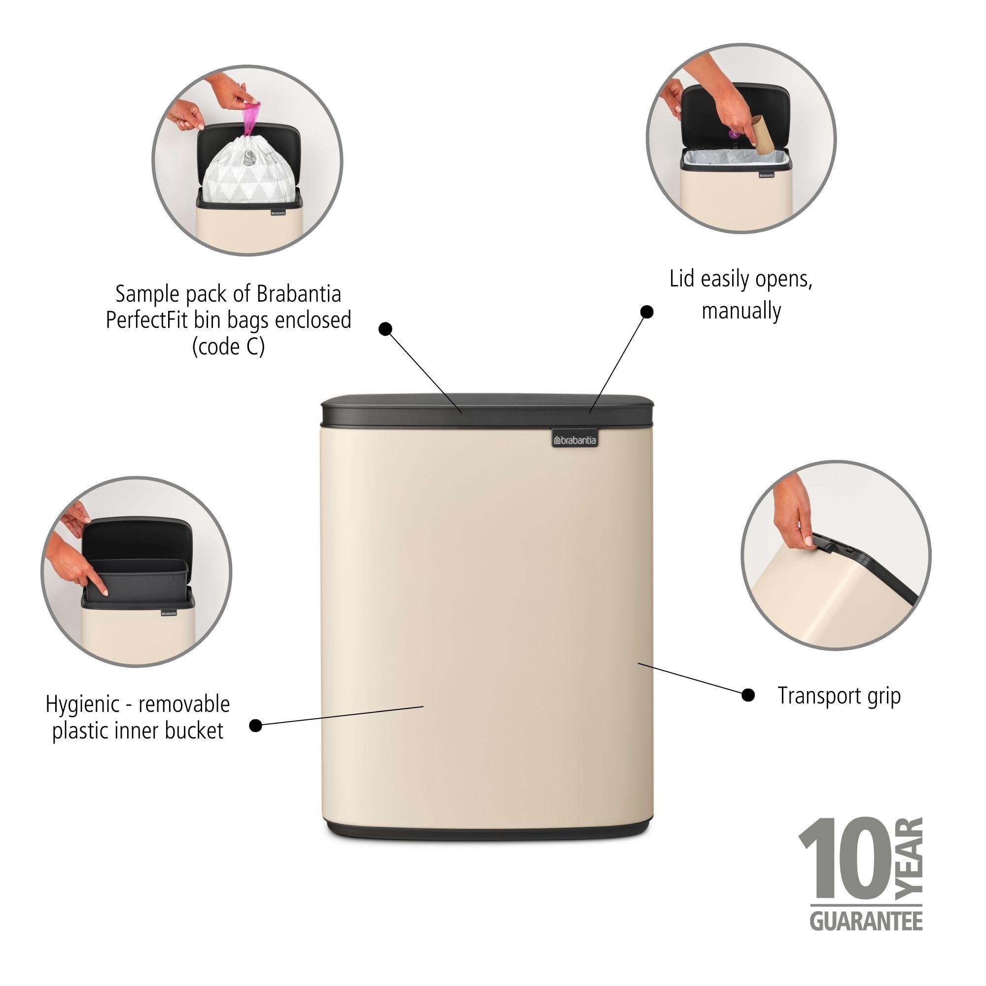 brabantia-bo-m-lleimer-12-l-soft-beige-softclose-rechteckig image 4