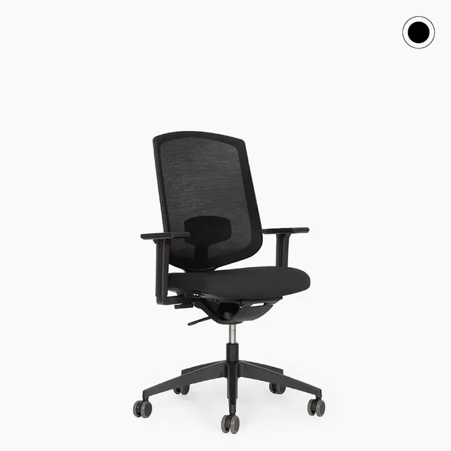lento-laboro-b-rostuhl-netzr-cken-schwarz-ergonomisch image 1