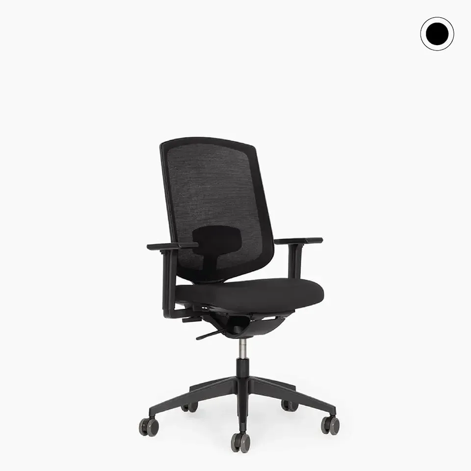 lento-laboro-b-rostuhl-netzr-cken-schwarz-ergonomisch image 1