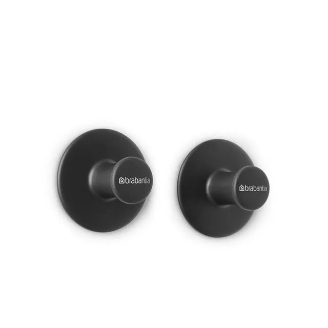brabantia-renew-handtuchhaken-dark-grey-2-st-ck-2-kg image 1