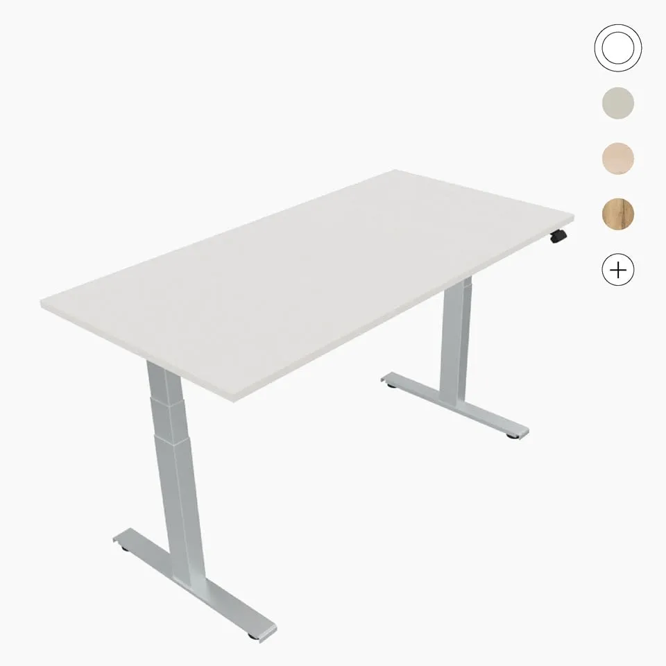 lento-cosinus-sitz-stehtisch-elektrisch-silberaluminium-160-200cm image 1