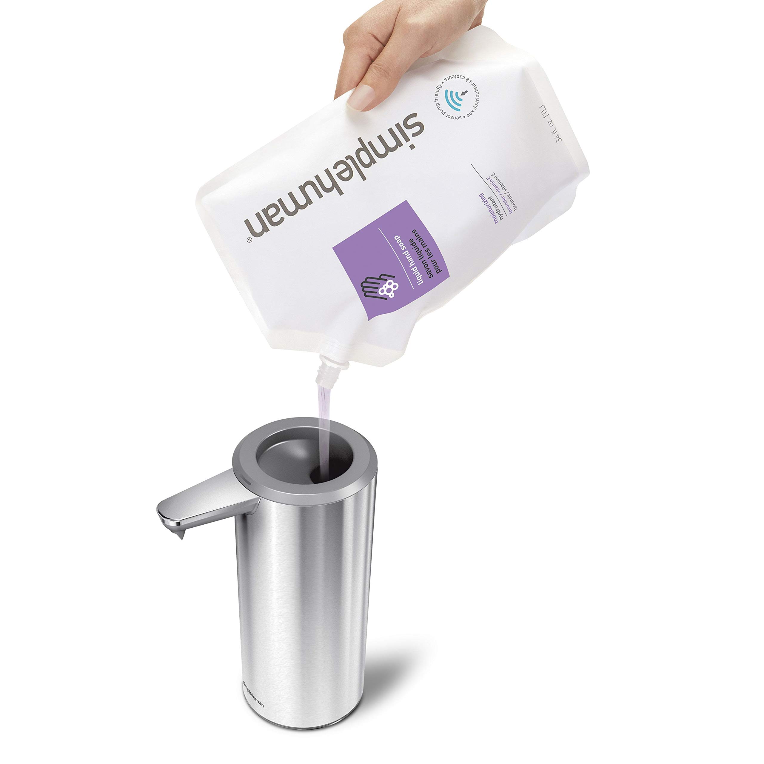simplehuman-st1068-wandhalterung-edelstahl-f-r-266-ml-spender image 5