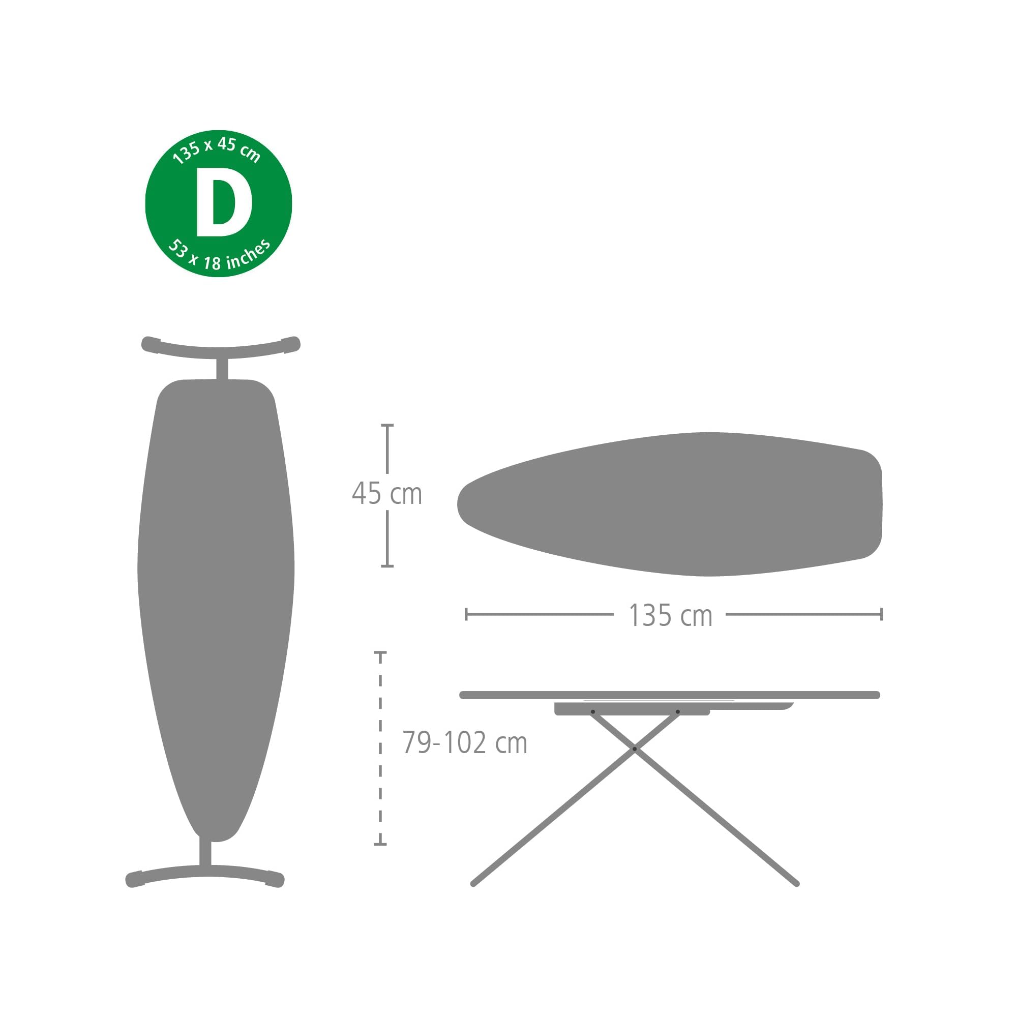 brabantia-b-gelbrett-d-135x45-cm-b-geltisch-titan-schwarz-dampfb-geleisen image 7