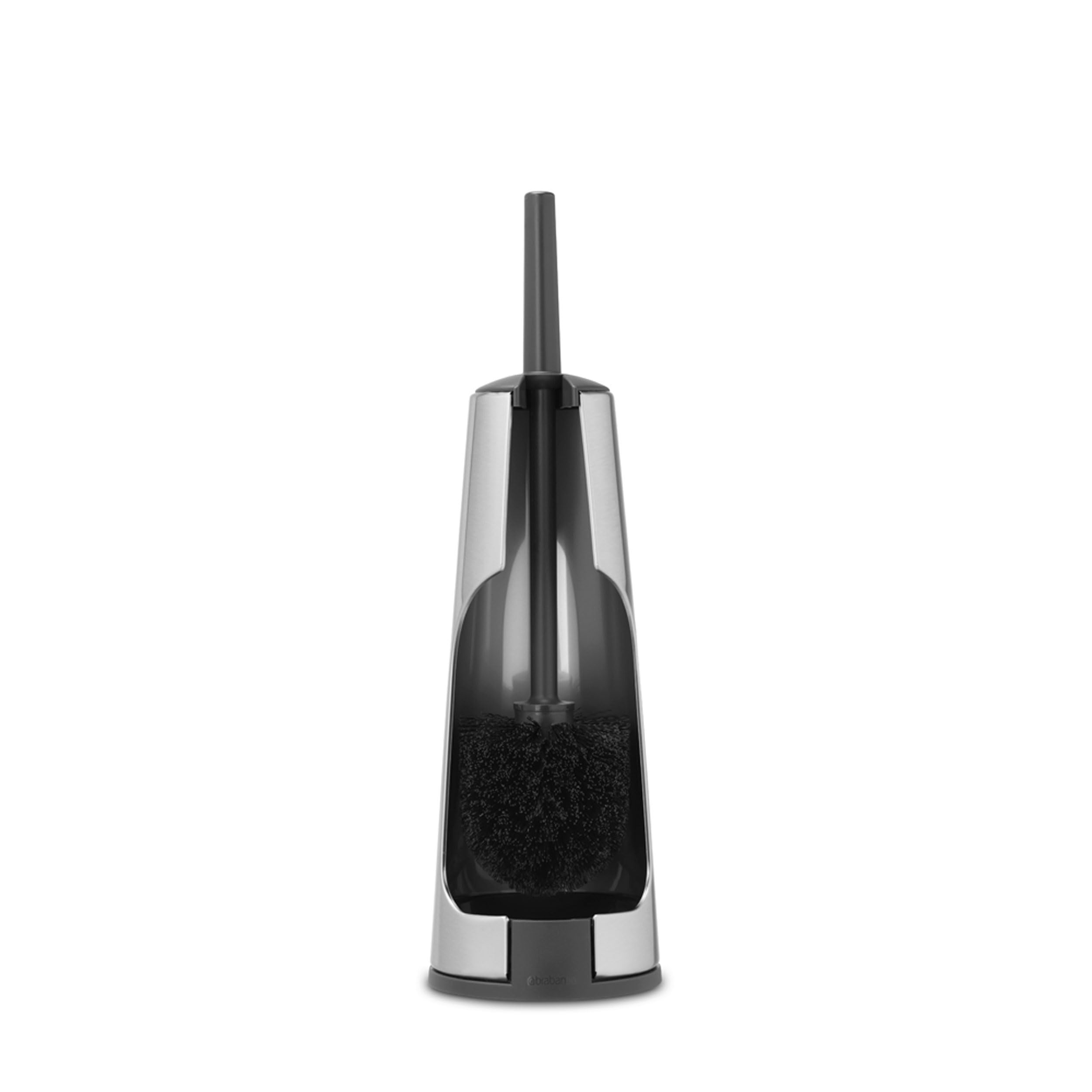 brabantia-wc-garnitur-mit-b-rste-matt-schwarz-kunststoff-halter image 8